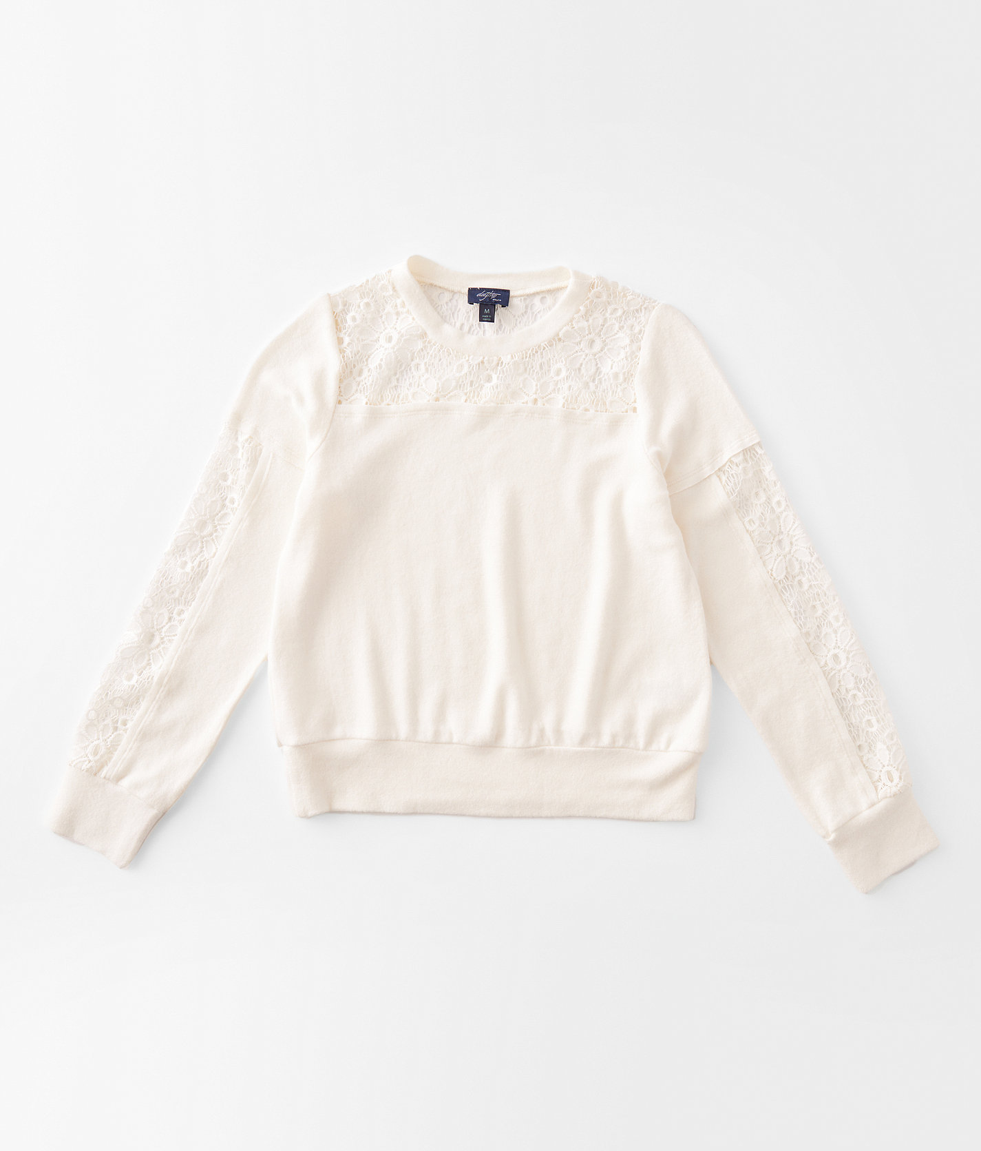 Girls - Daytrip Pieced Lace Top - Girl's Shirts & Blouses in Cream