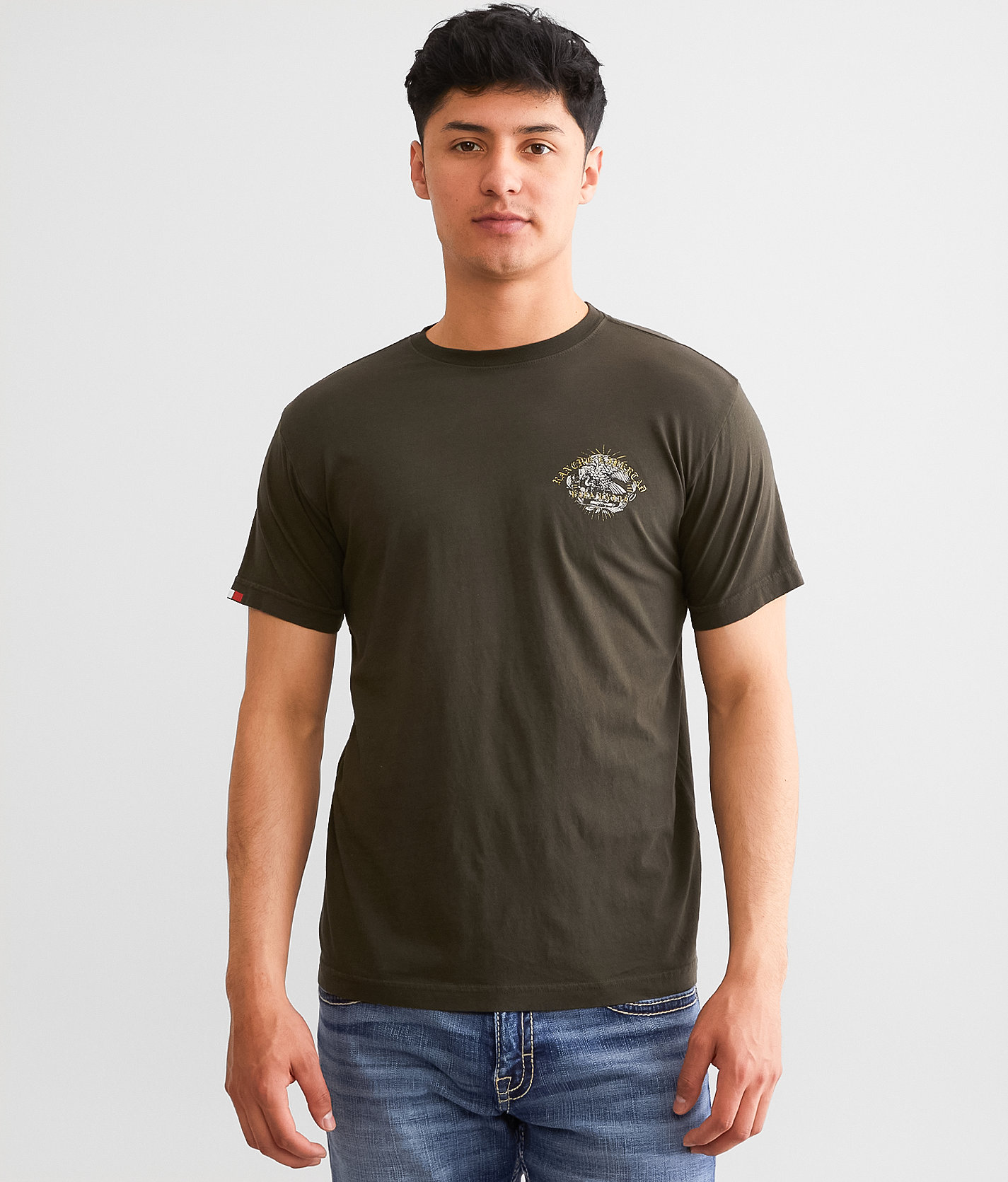 Freedom Ranch Tlaloc Eagle T-Shirt - Men's T-Shirts in Rosin