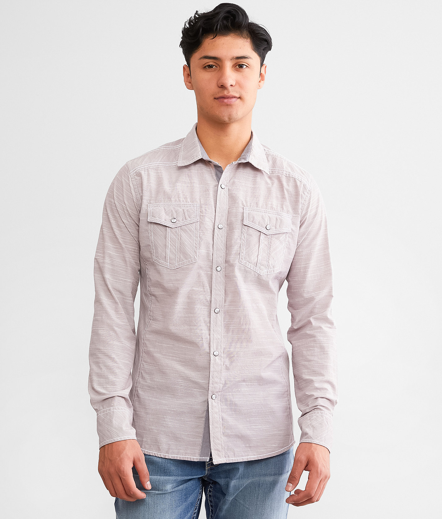 BKE Tailored Shirt - Men's Shirts in Fudge