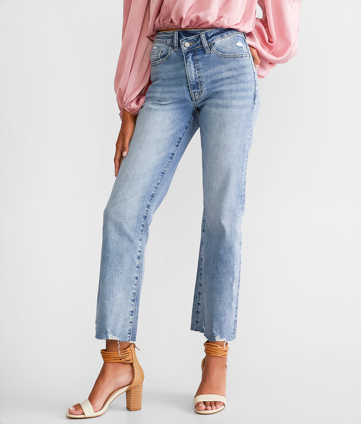 Willow & Root The Cropped Rise Up Jean - Women's Jeans in Oleander