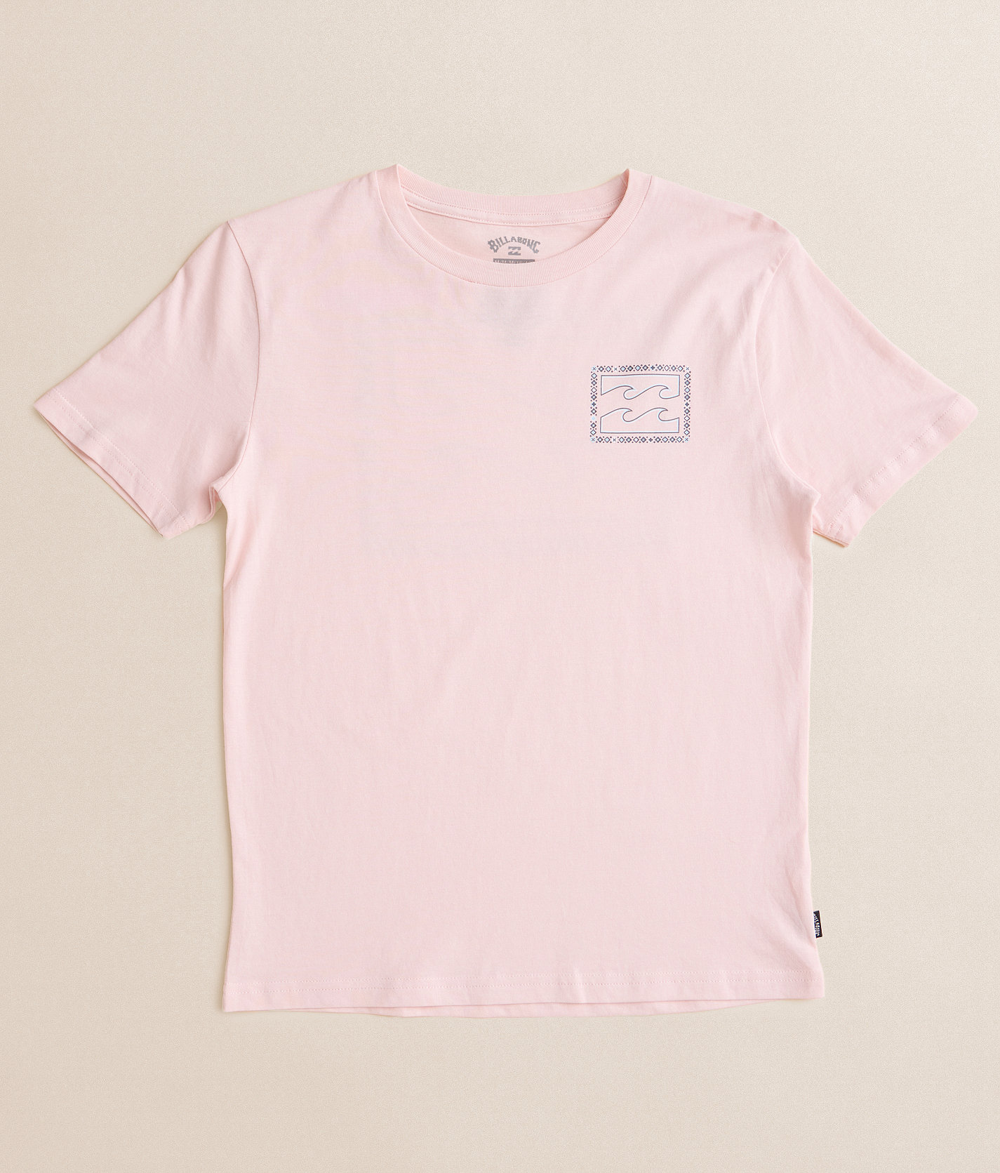 Boys - Billabong Crayon Wave T-Shirt - Boy's T-Shirts in Light Pink