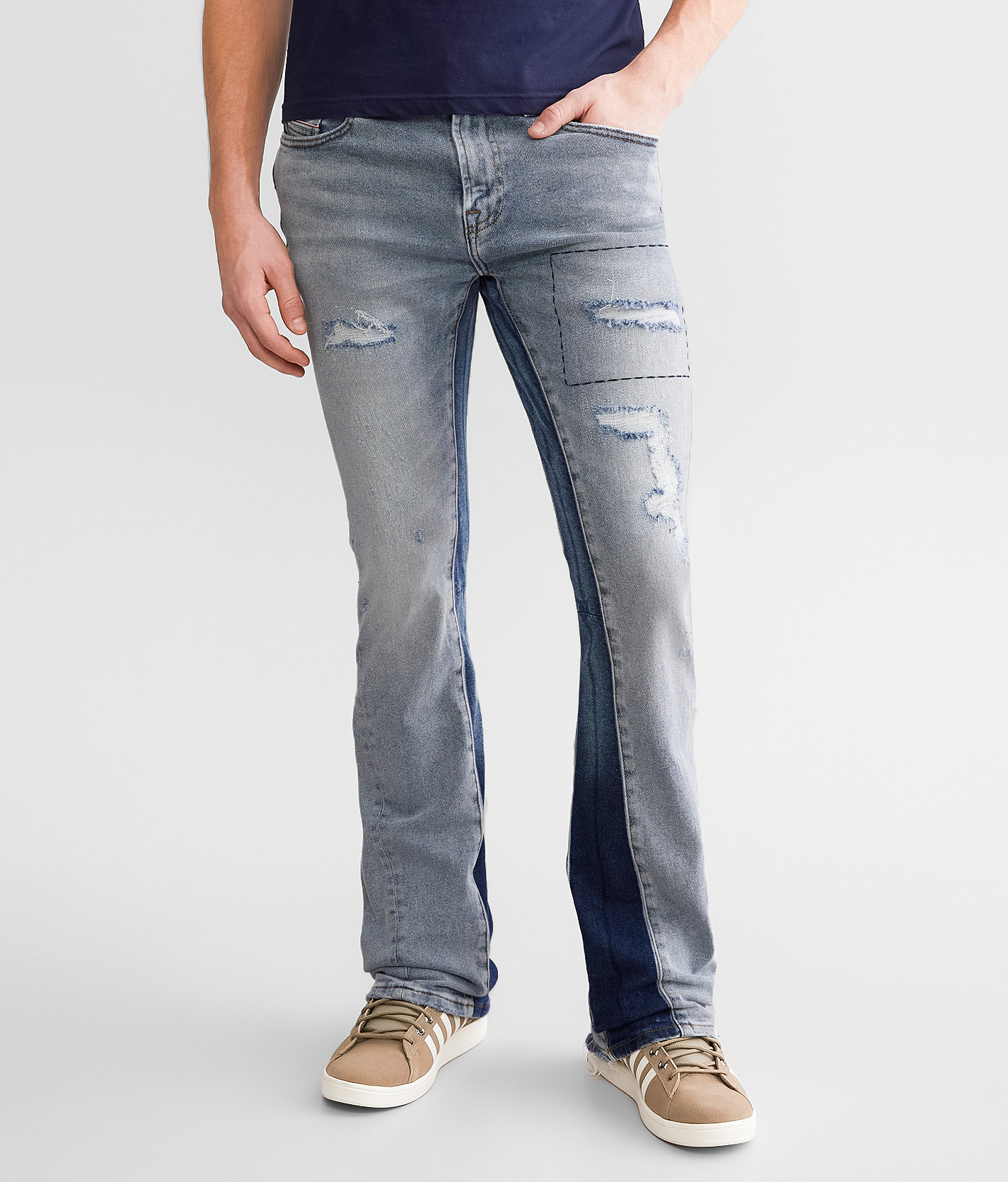 Cult of Individuality Lenny Boot Stretch Jean - Men's Jeans in Cove