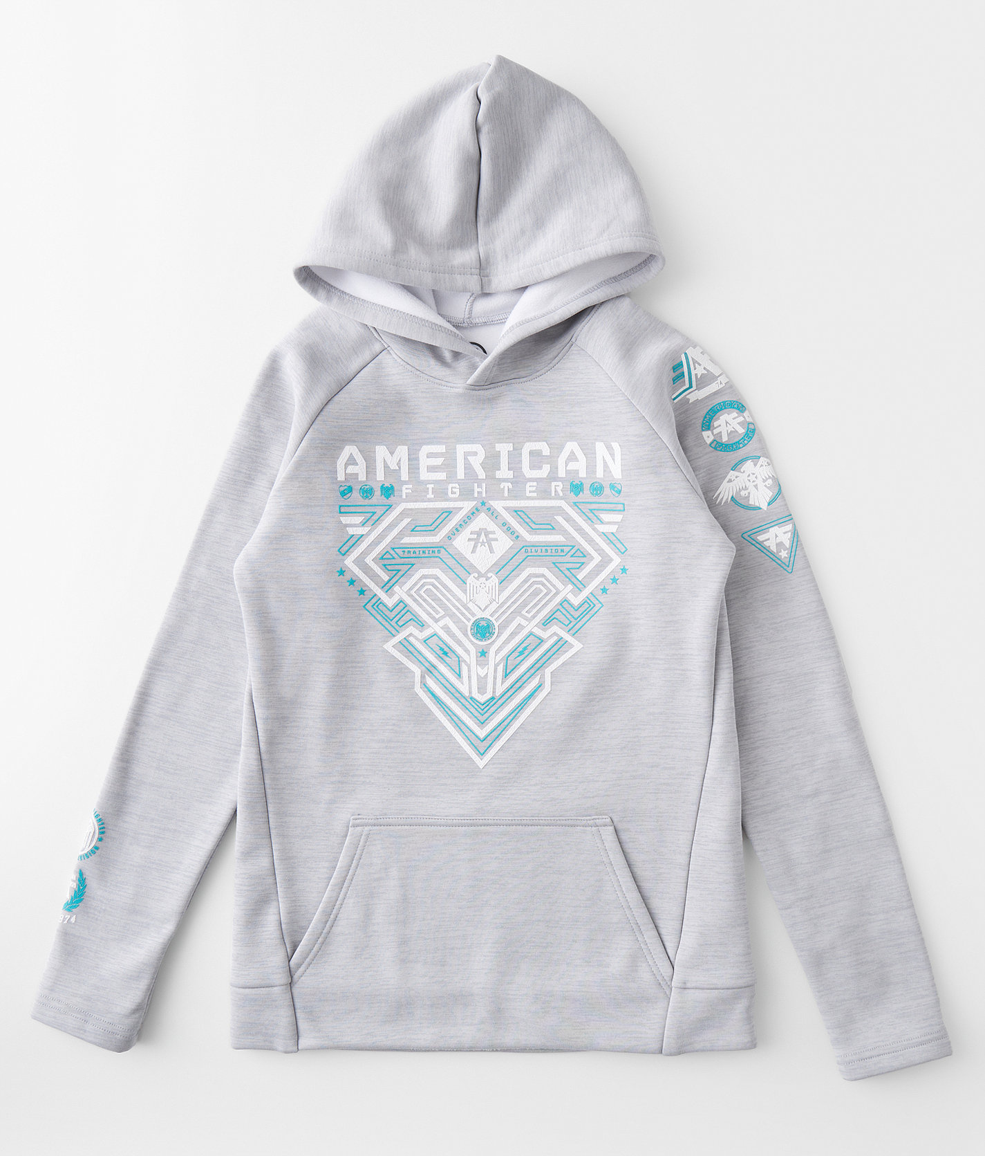 Boys - American Fighter Foster Hoodie - Boy's Sweatshirts in Mist Grey