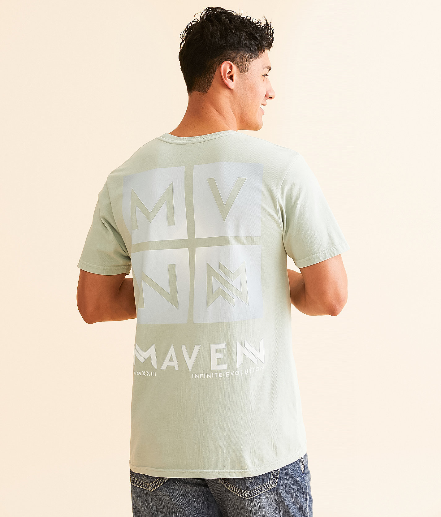 Maven Co-op Blocks T-Shirt - Men's T-Shirts in Aqua Glass