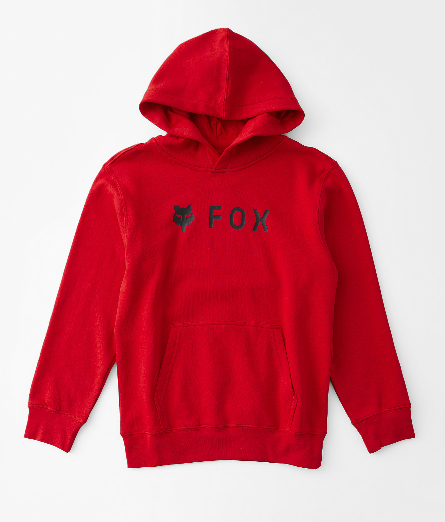 Boys - Fox Absolute Fleece Hooded Sweatshirt - Boy's Sweatshirts in Flame Red