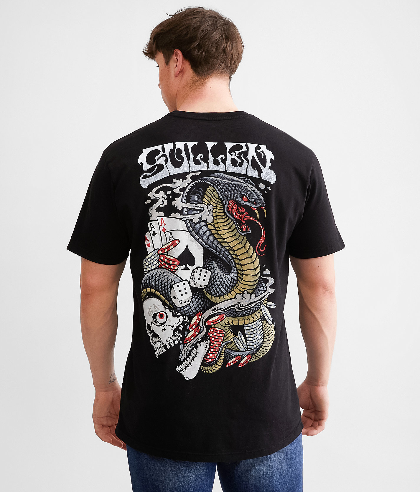 Sullen Stack Chips T-Shirt - Men's T-Shirts in Jet Black
