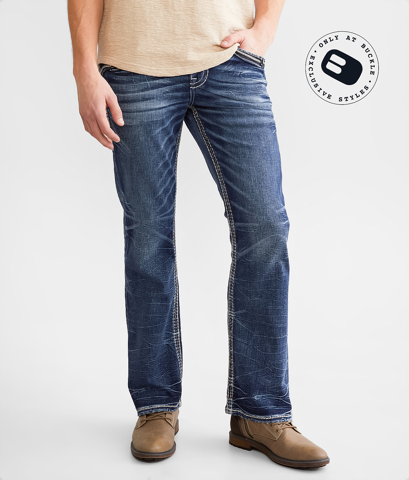 Rock Revival Vance Slim Boot Stretch Jean - Men's Jeans in Vance SB200