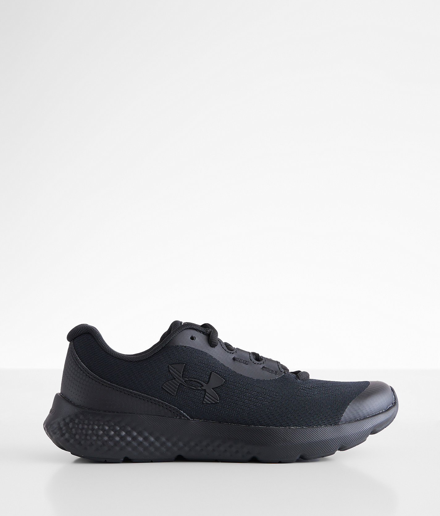 Boys - Under Armour® BGS Charged Rogue 4 Sneaker - Boy's Shoes in Black Black Black