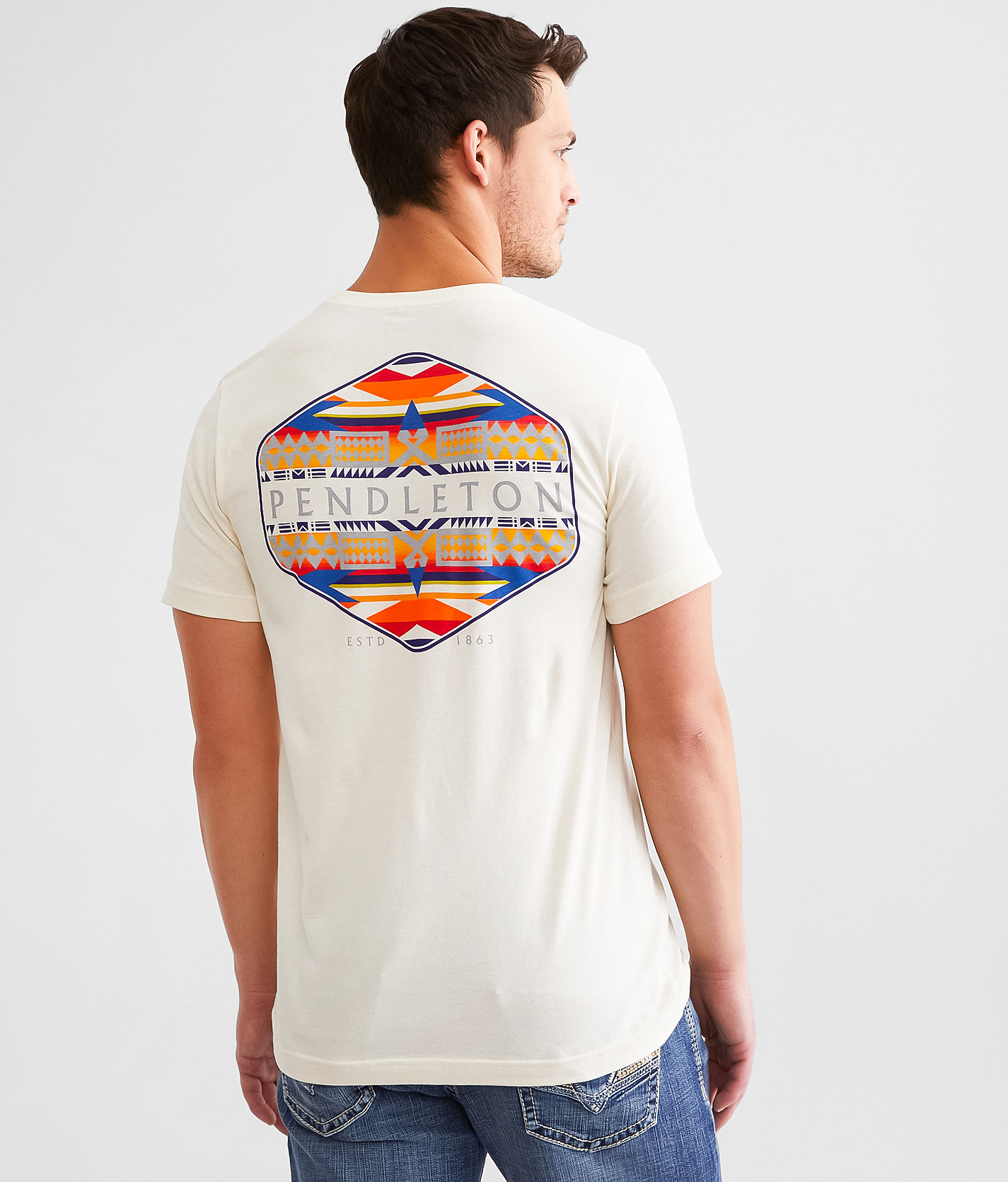 Pendleton Fire Legend Stamp T-Shirt - Men's T-Shirts in Natural
