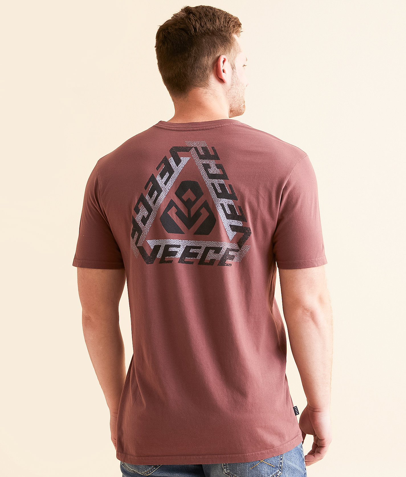 Veece Wrapped Up T-Shirt - Men's T-Shirts in Merlot