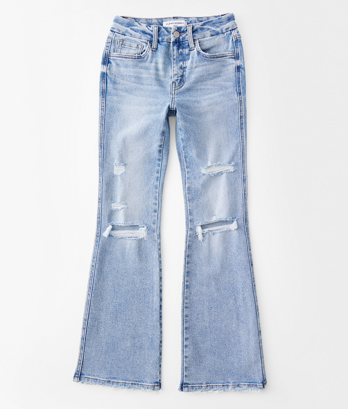 Girls - Flying Monkey High Rise Boot Stretch Jean - Girl's Jeans in Distant Love