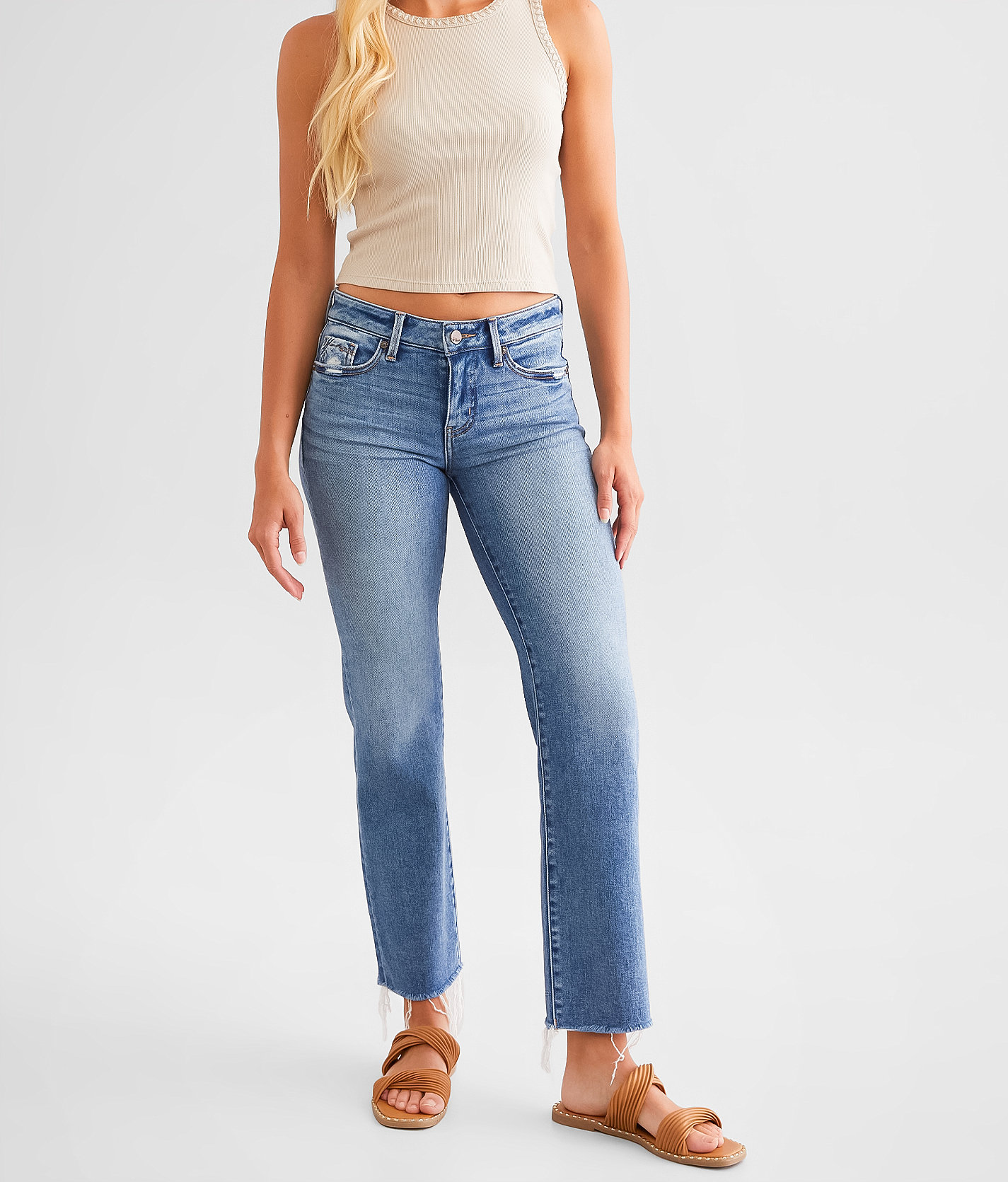 Buckle Black Fit No. 53 Cropped Straight Stretch Jean - Women's Jeans in Irmo