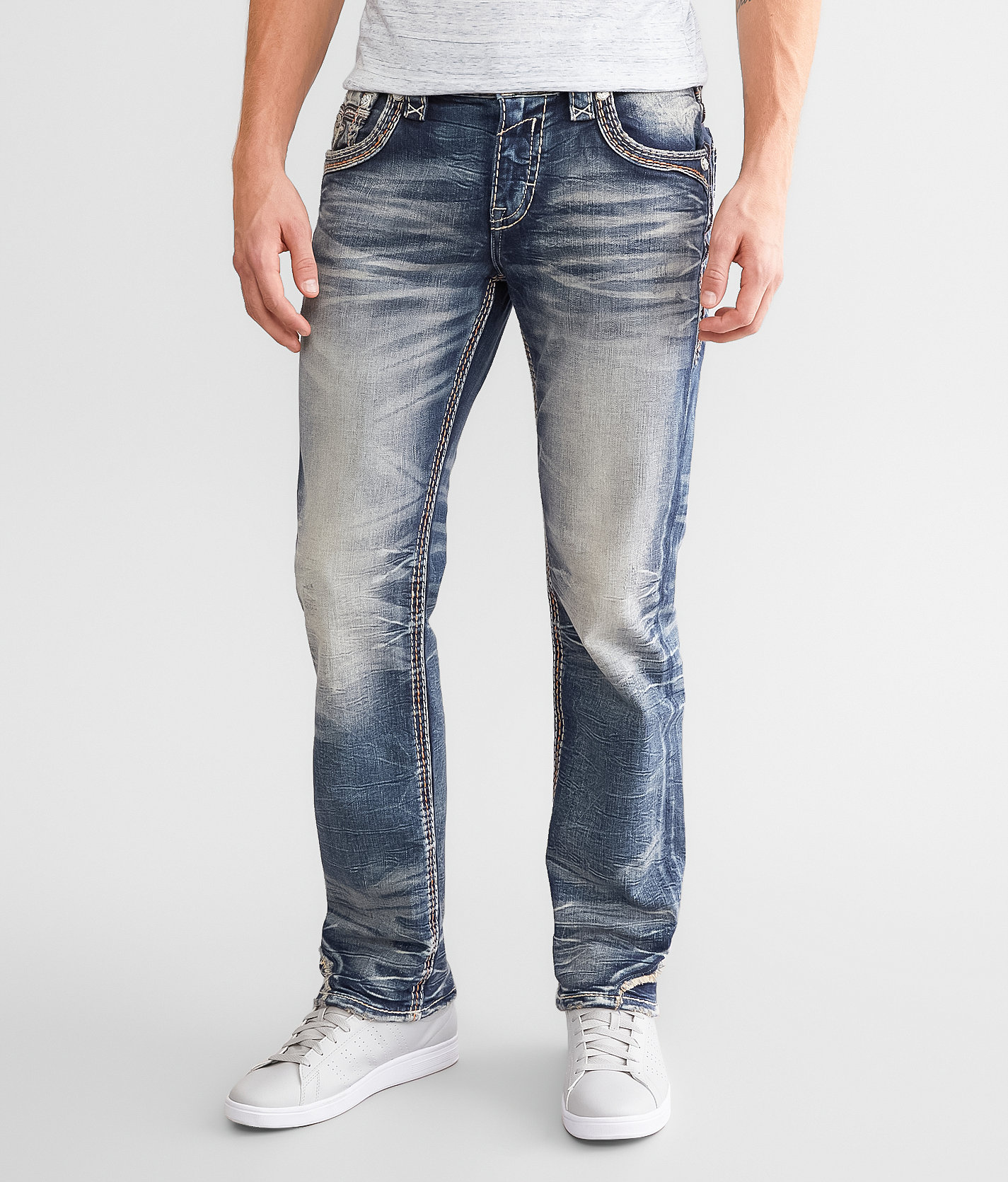 Rock Revival Rishi Straight Stretch Jean - Men's Jeans in Rishi J203