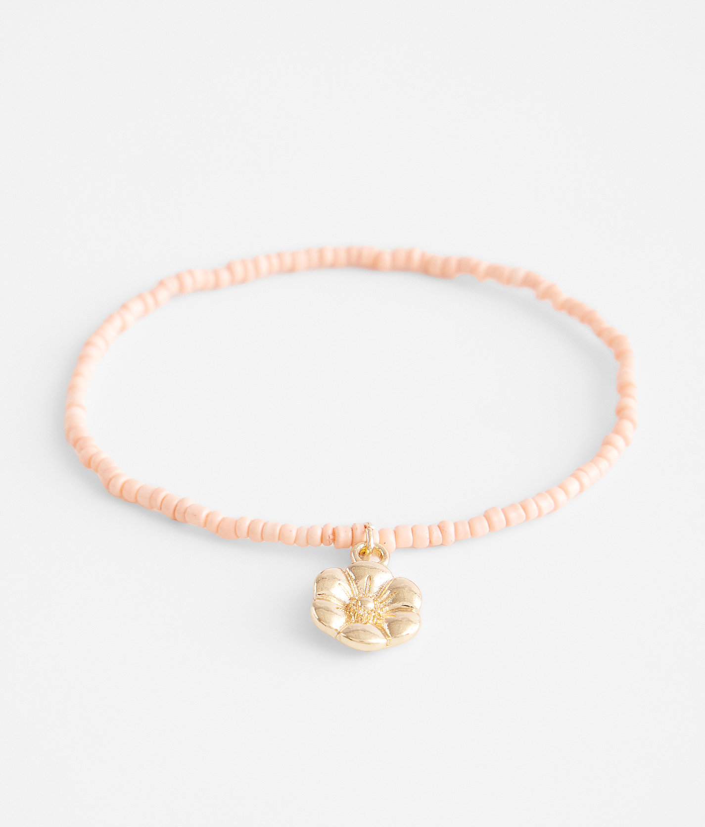 BKE Flower Charm Bracelet - Women's Jewelry in Pink Gold