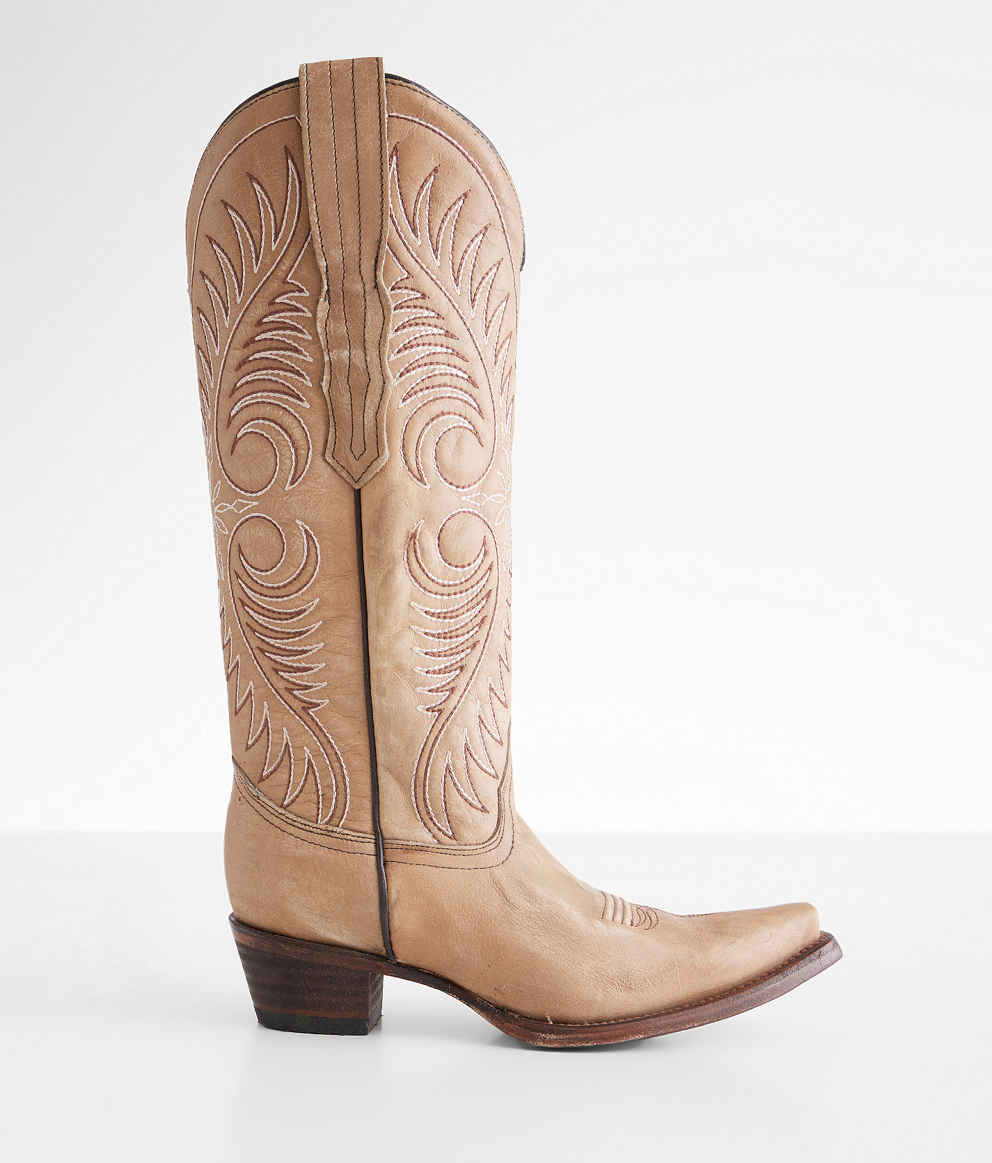 Circle G by Corral Embroidered Western Leather Boot - Women's Shoes in Sand