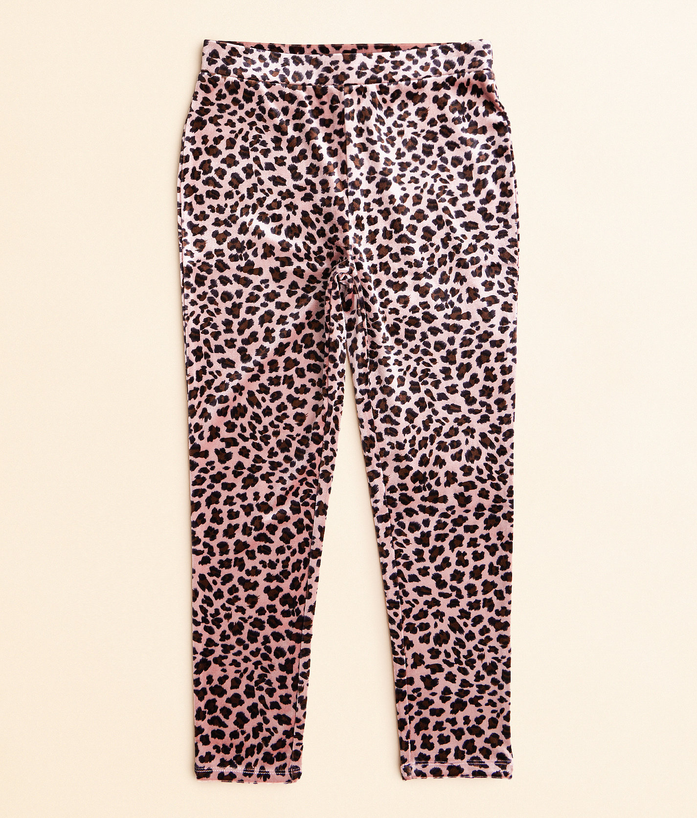 Girls - adyson parker Velvet Animal Print Legging - Girl's Leggings in Pink