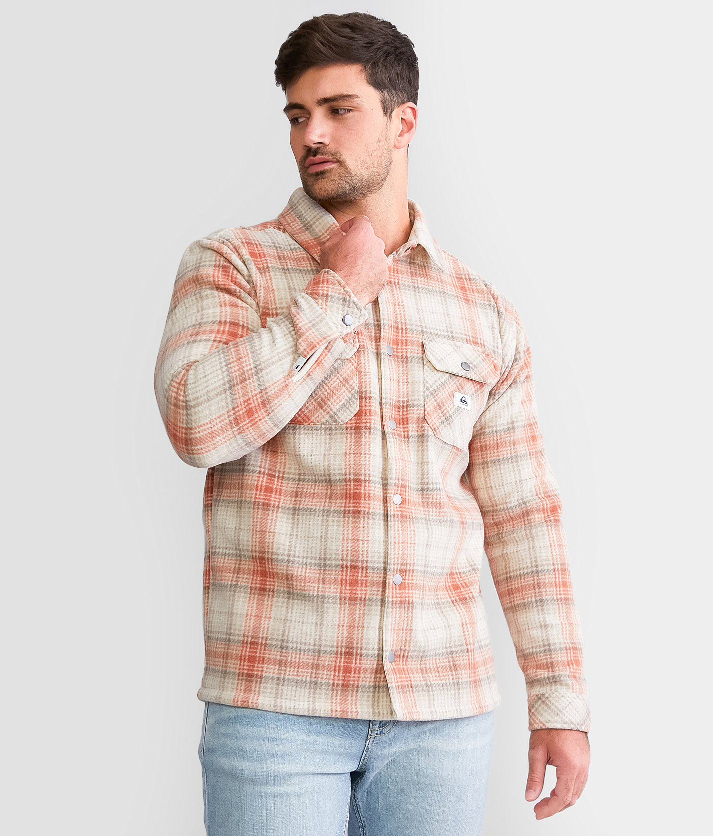 Quiksilver Birch Surd Days Flannel Shirt - Men's Shirts in Birch Surf Days Plaid