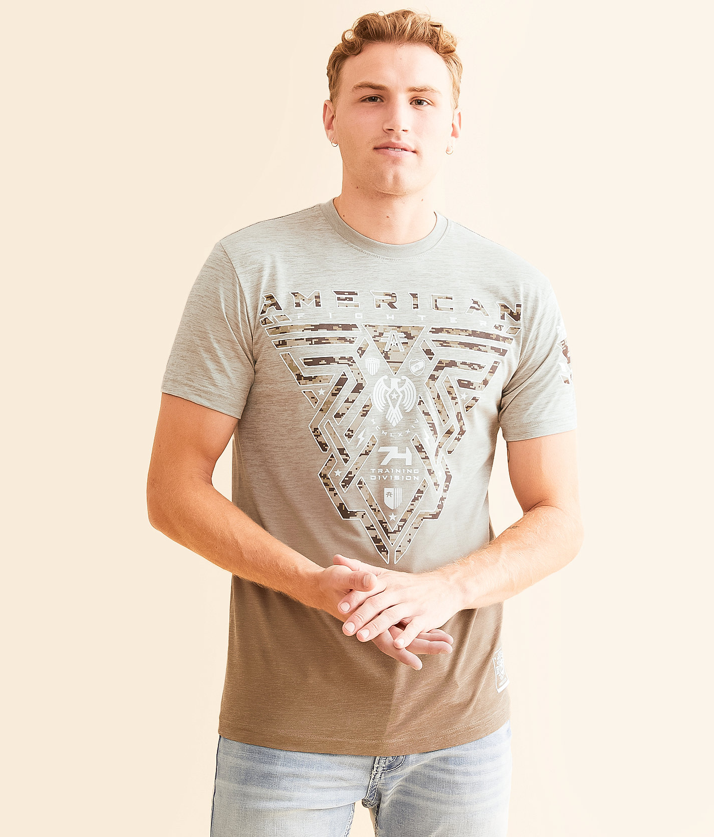 American Fighter Midnight T-Shirt - Men's T-Shirts in Seneca Rock Turtle Dove
