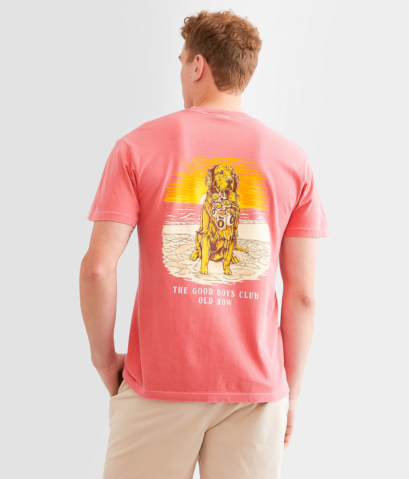 Old Row Beach Retriever T-Shirt - Men's T-Shirts in Watermelon