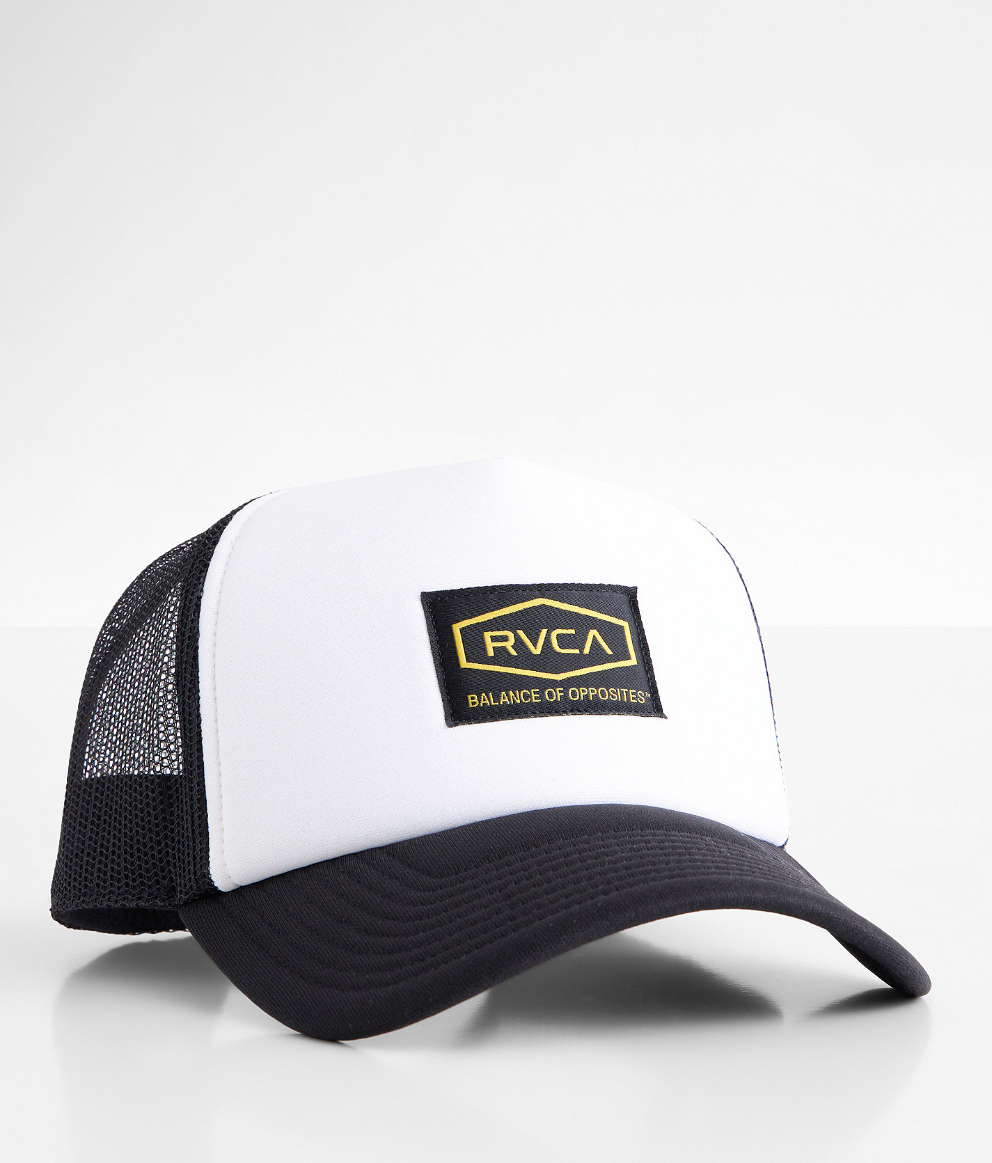 RVCA Dayshift Trucker Hat - Men's Hats in Black White