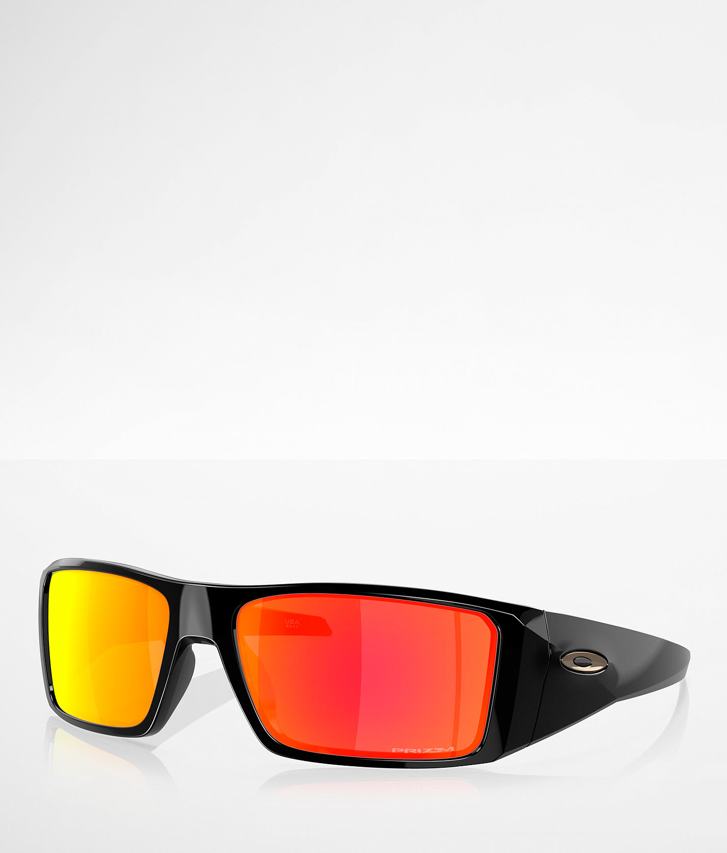 Oakley Heliostat Prizm™ Sunglasses - Men's Sunglasses & Glasses in Polished Black