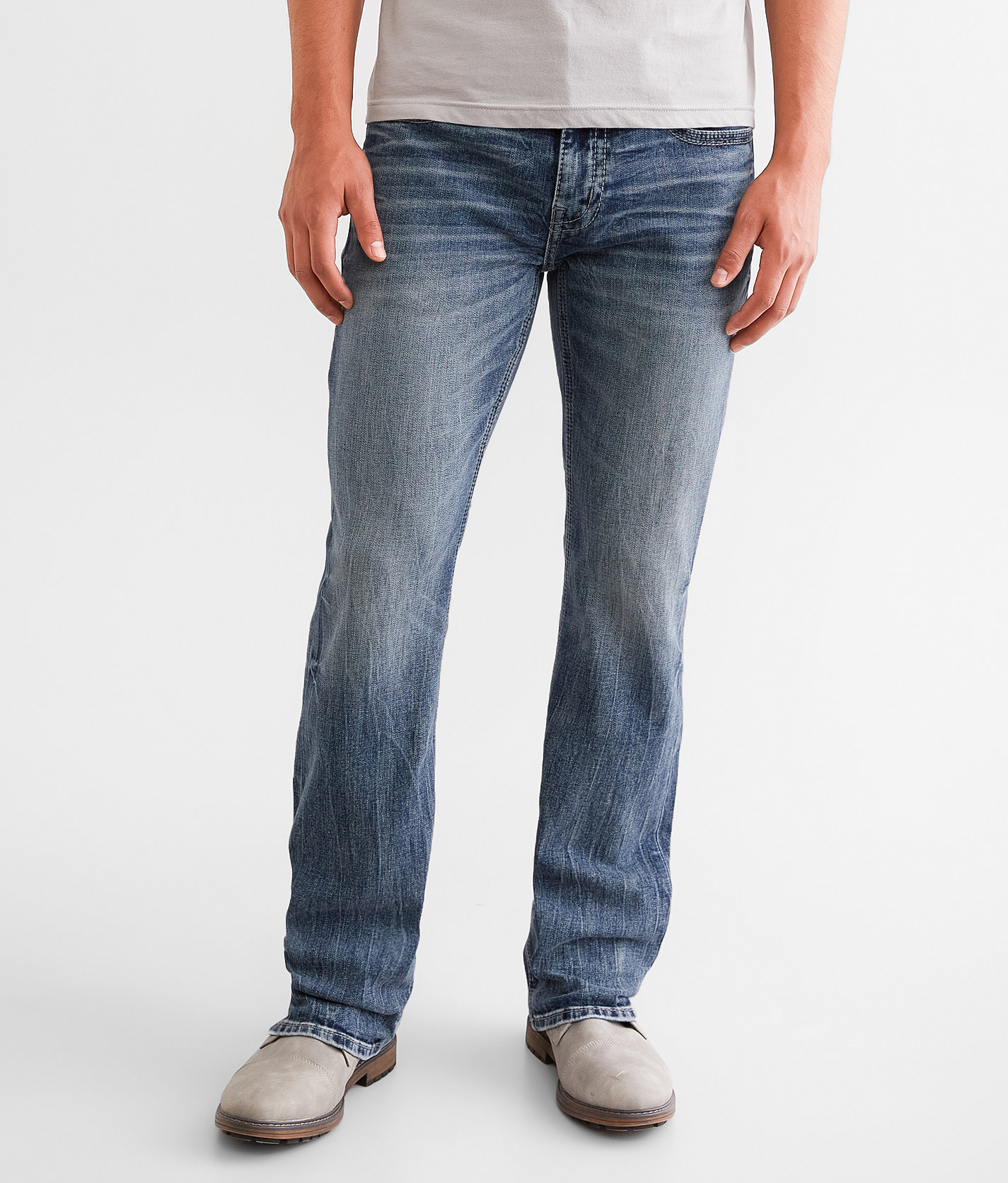 BKE Aiden Boot Stretch Jean - Men's Jeans in Krypton 3