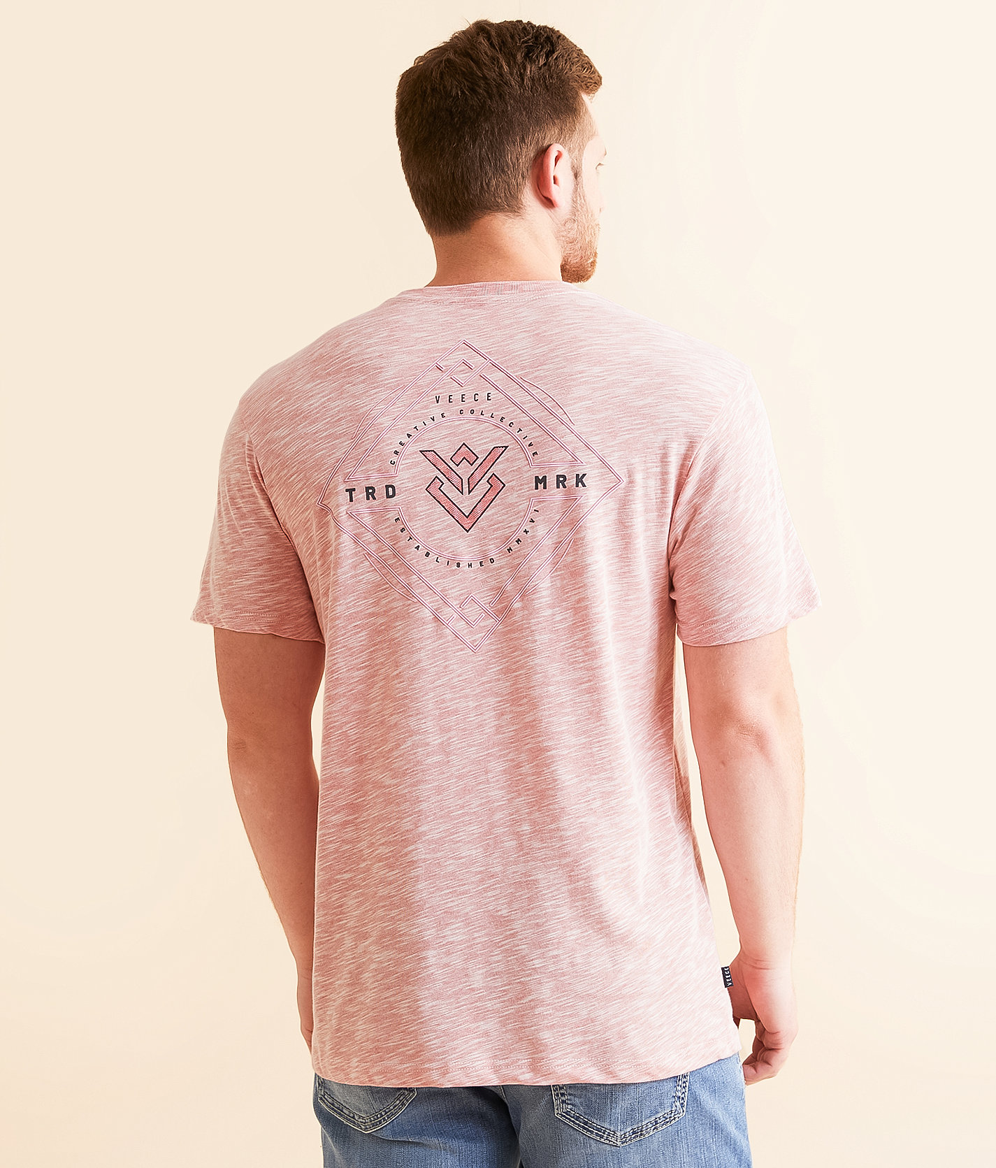 Veece Inerlocked T-Shirt - Men's T-Shirts in Pro Red