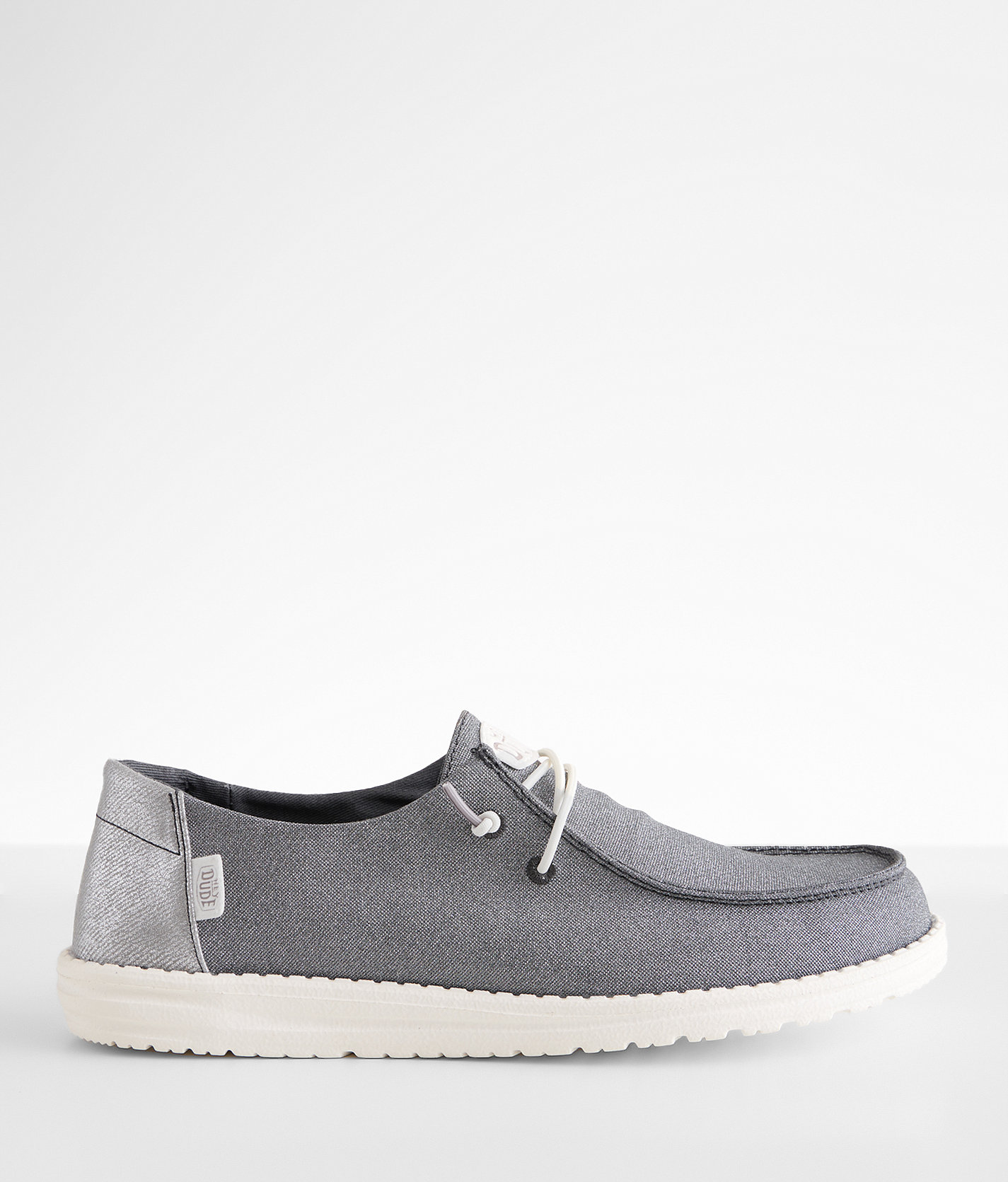 HEYDUDE™ Wendy Metallic Sparkle Shoe - Women's Shoes in Charcoal