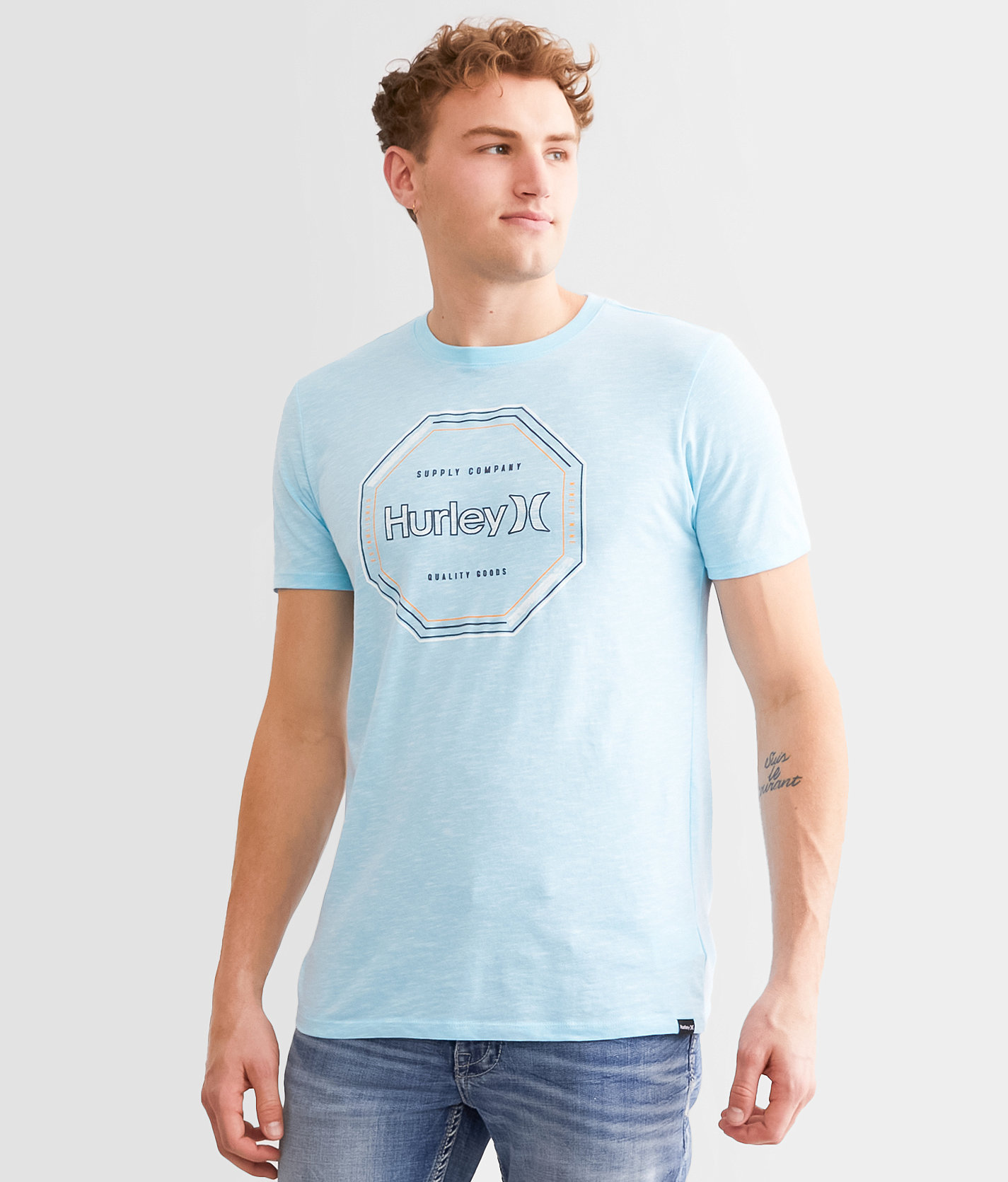 Hurley Top Stop T-Shirt - Men's T-Shirts in White Clearwater