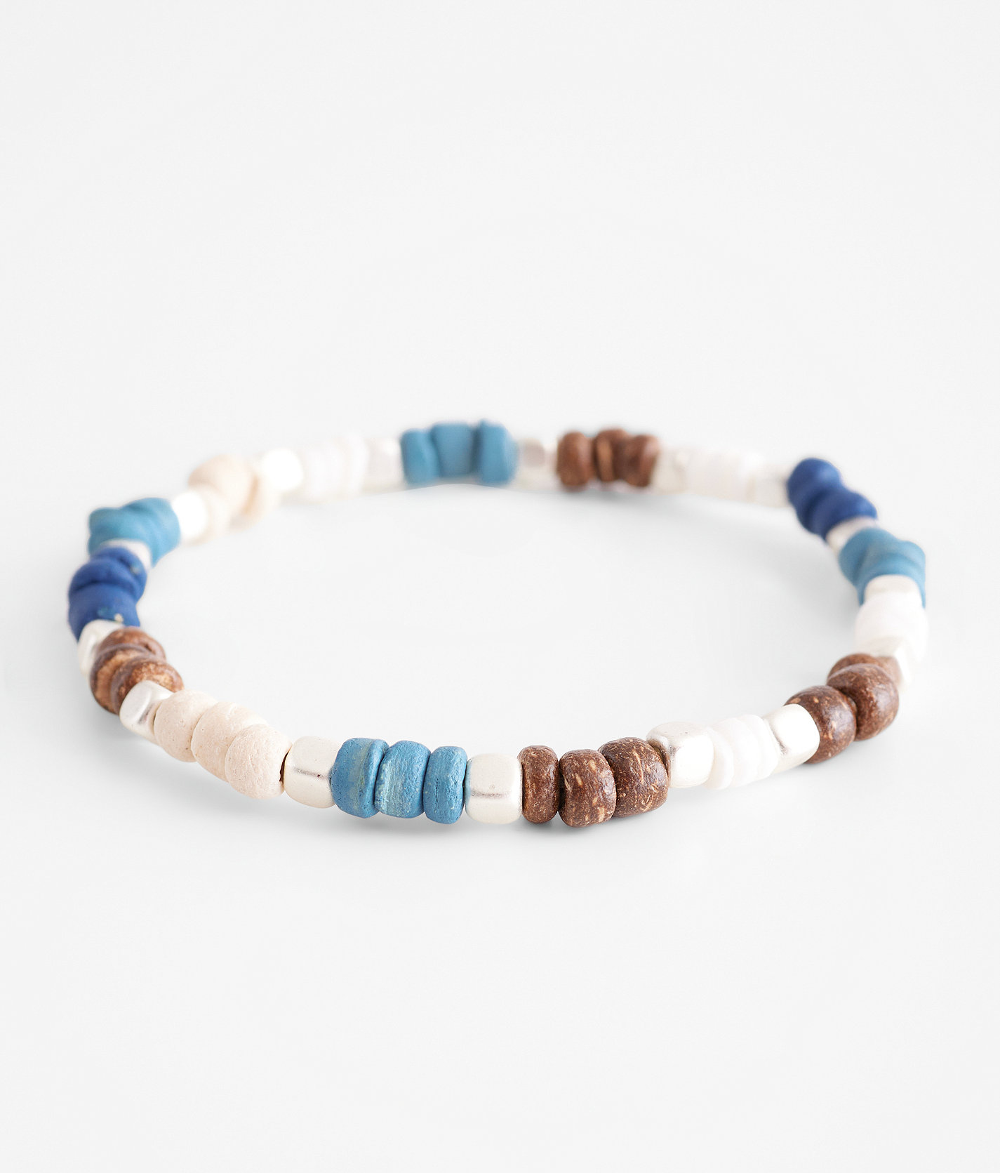 BKE Multi Bead Bracelet - Men's Jewelry in White