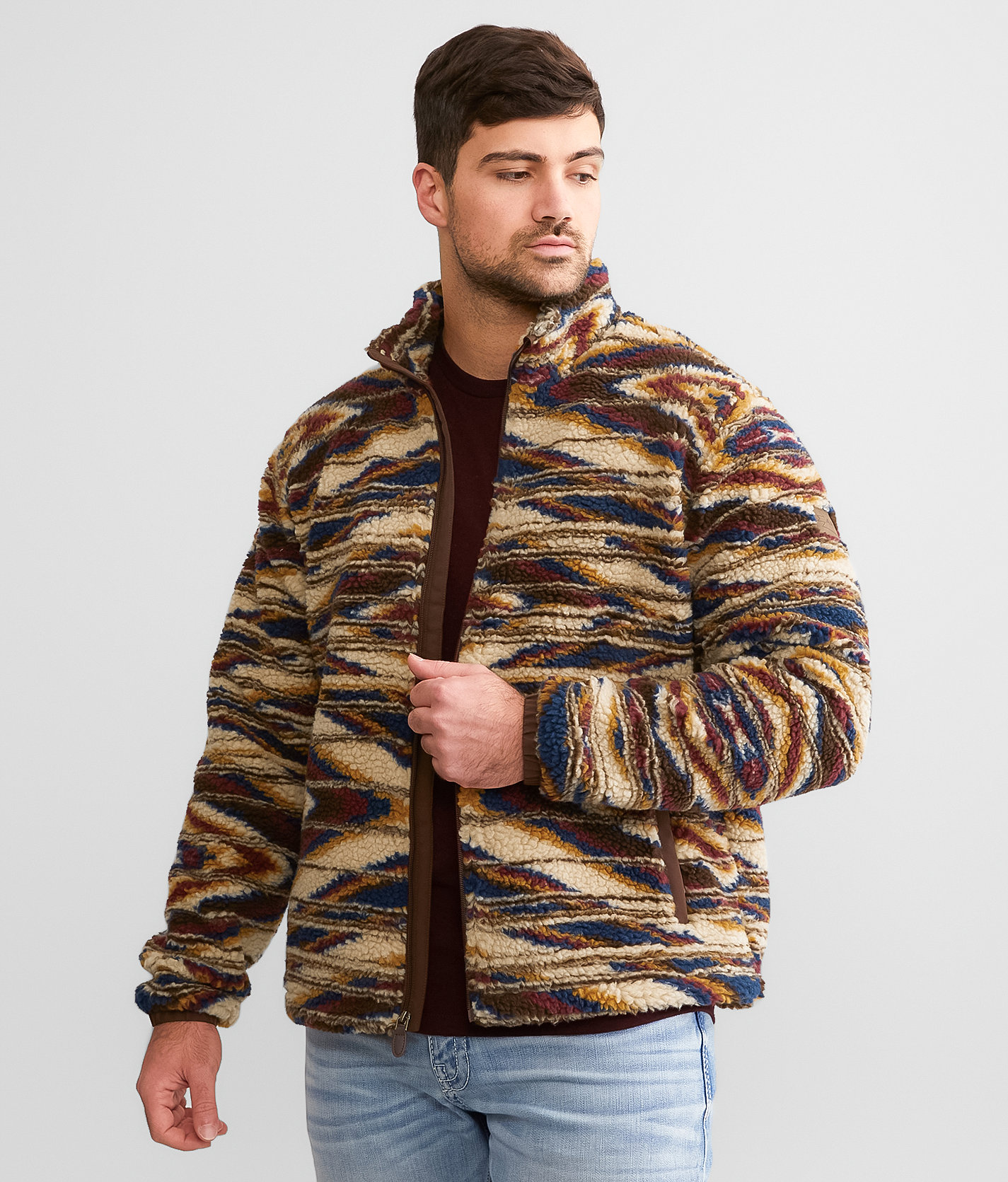 Ariat Chimayo Fleece Jacket - Men's Coats & Jackets in Chimayo Saltillo