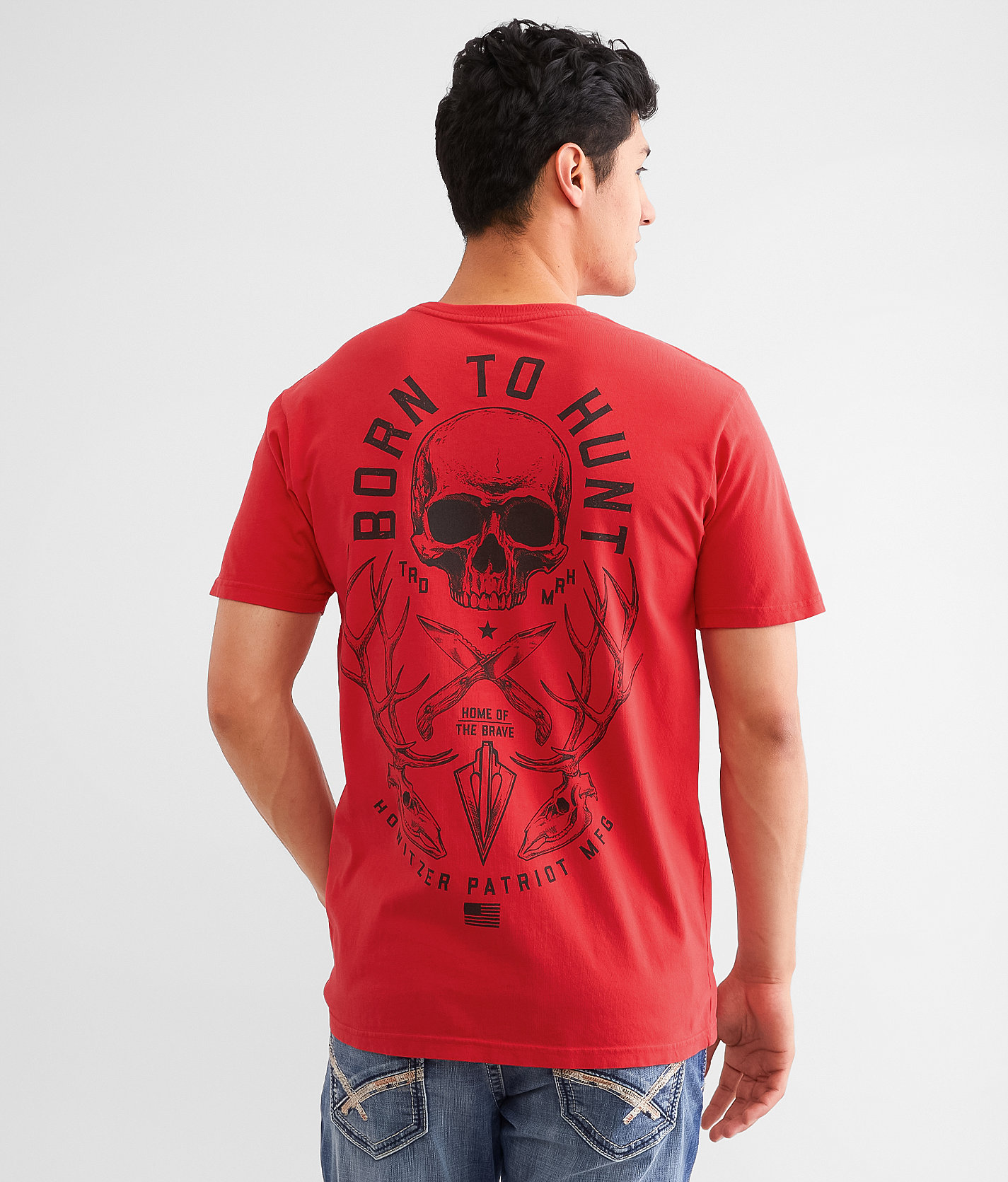Howitzer Hunt T-Shirt - Men's T-Shirts in Equestrian Red