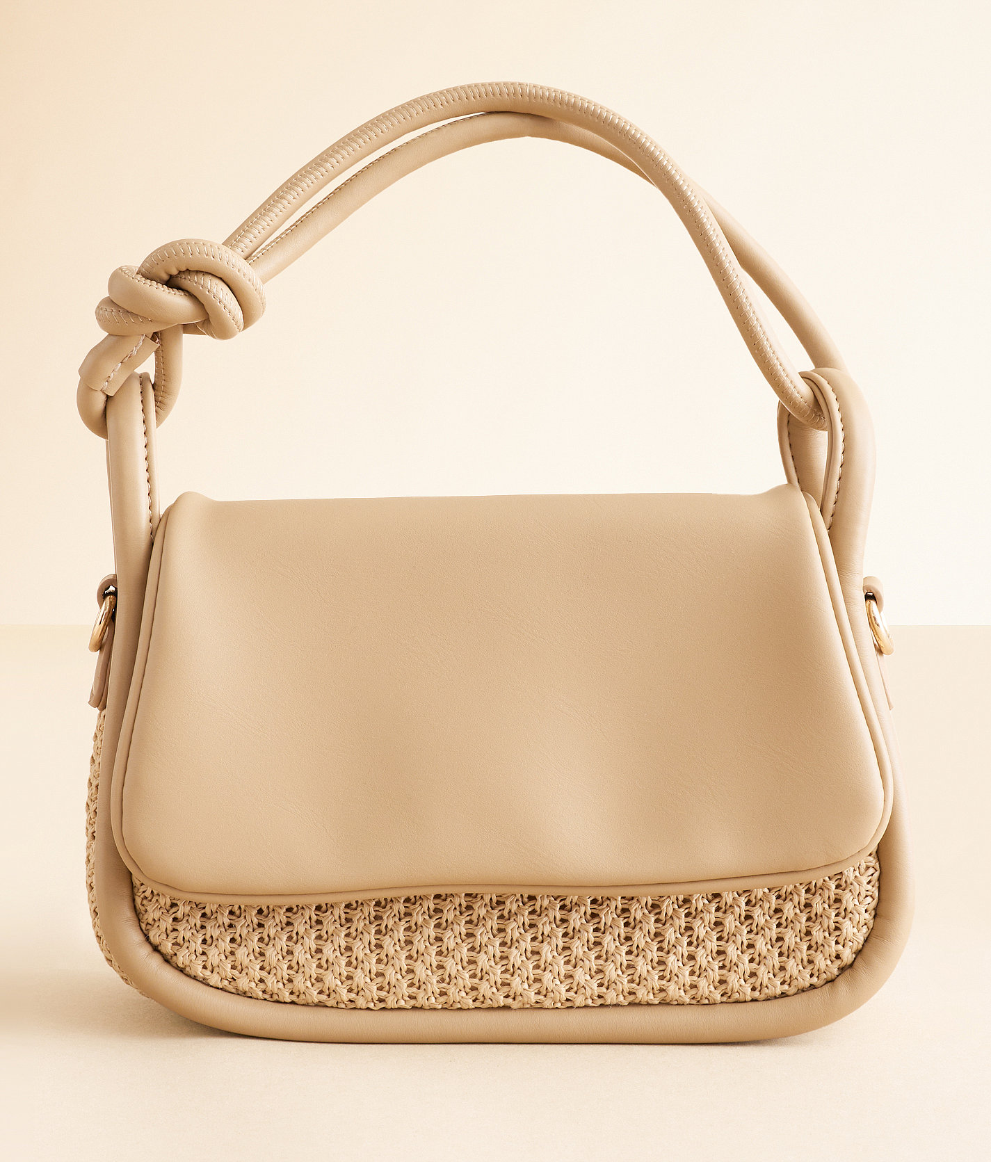 Moda Luxe Woven Crossbody Purse - Women's Bags & Wallets in Natural