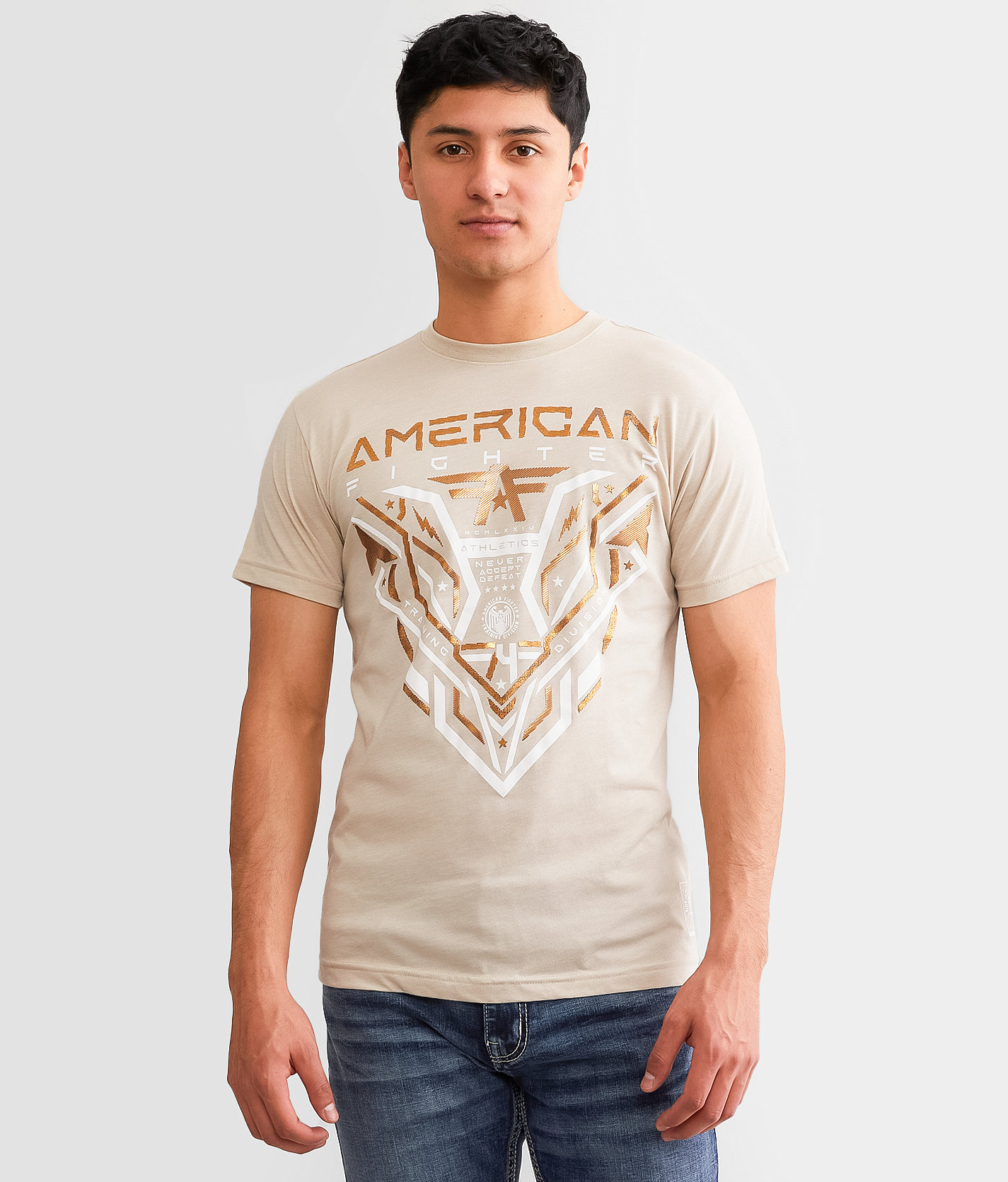 American Fighter Ballard T-Shirt - Men's T-Shirts in Sand