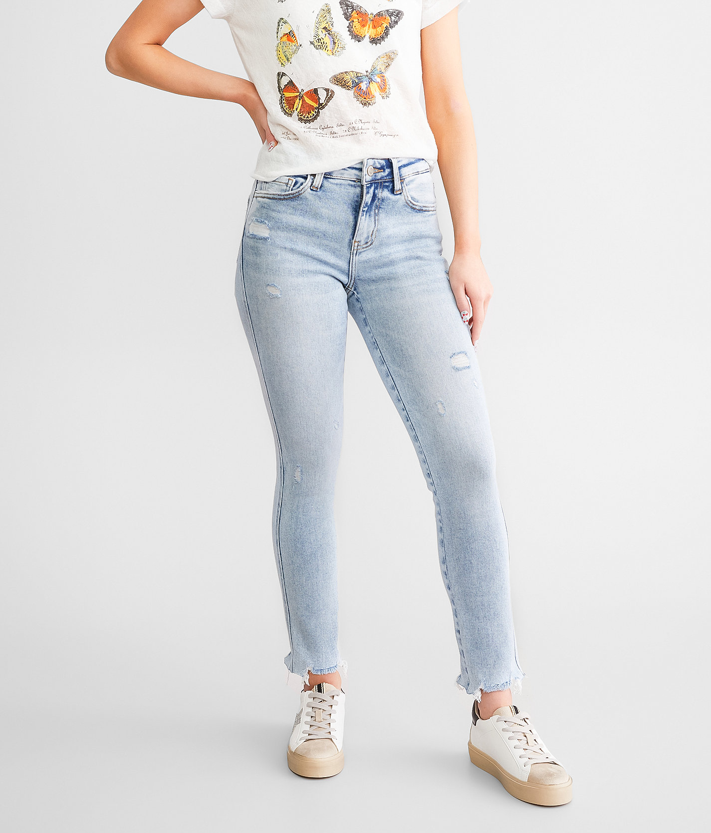 Flying Monkey Mid-Rise Ankle Skinny Stretch Jean - Women's Jeans in Uphold