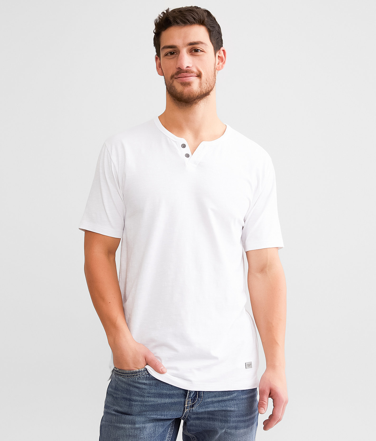 Outpost Makers Knit Henley - Men's T-Shirts in White