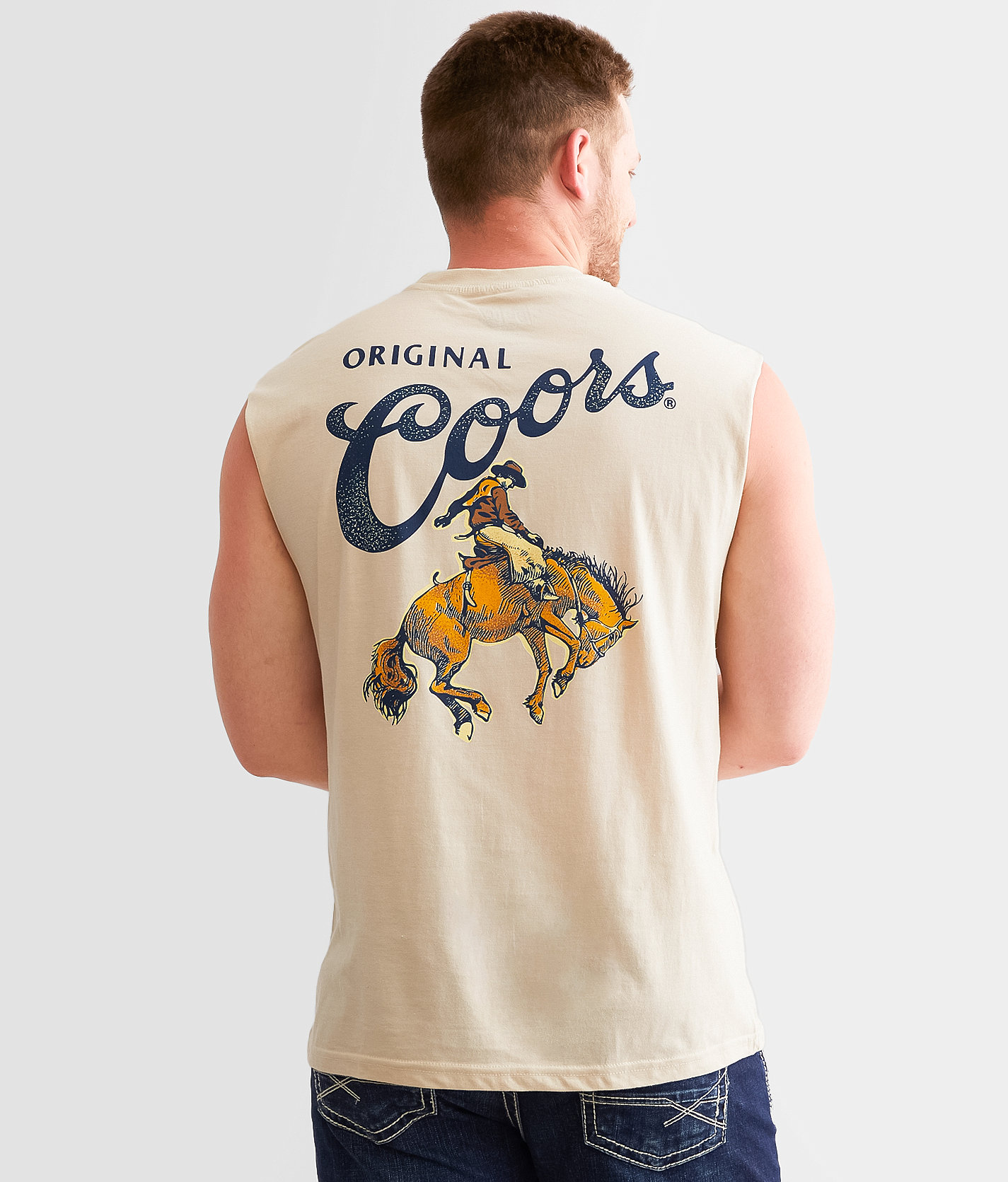 tee luv Coors® Original Muscle Tank Top - Men's Tank Tops in Sand