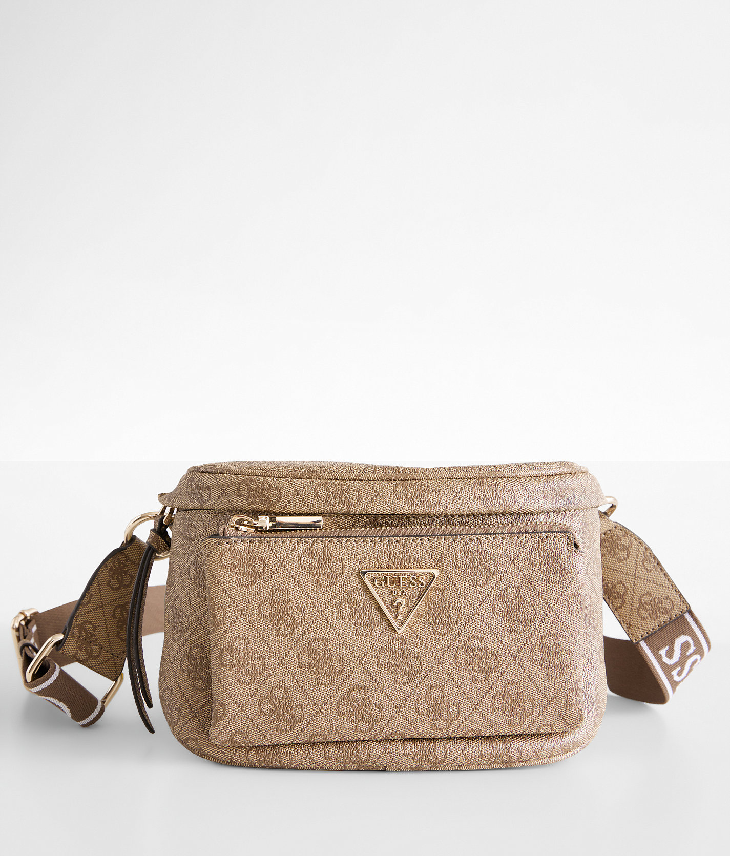 Guess Power Play Sling - Women's Bags & Wallets in Latte Logo
