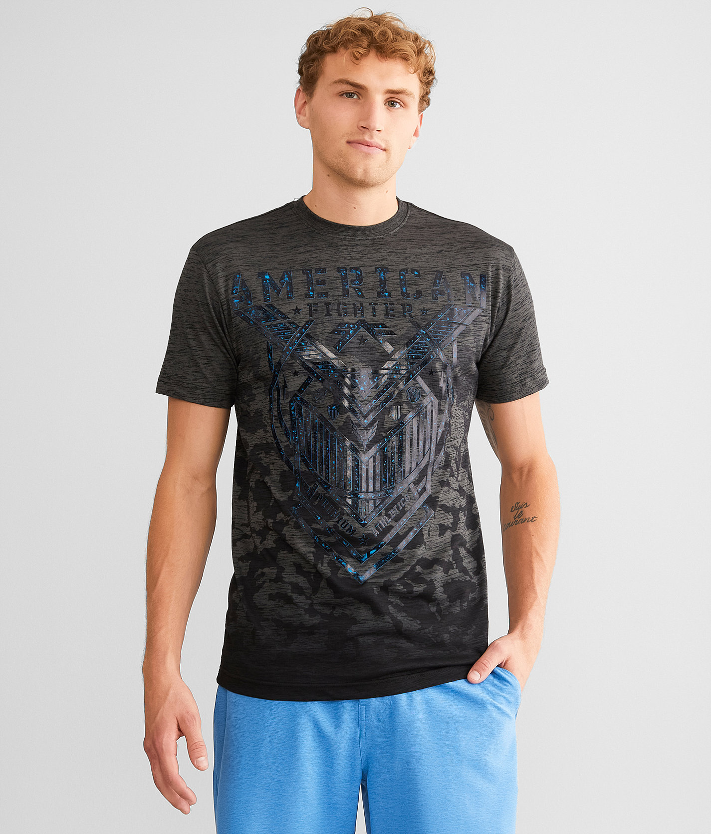 American Fighter Aden T-Shirt - Men's T-Shirts in Black Mass