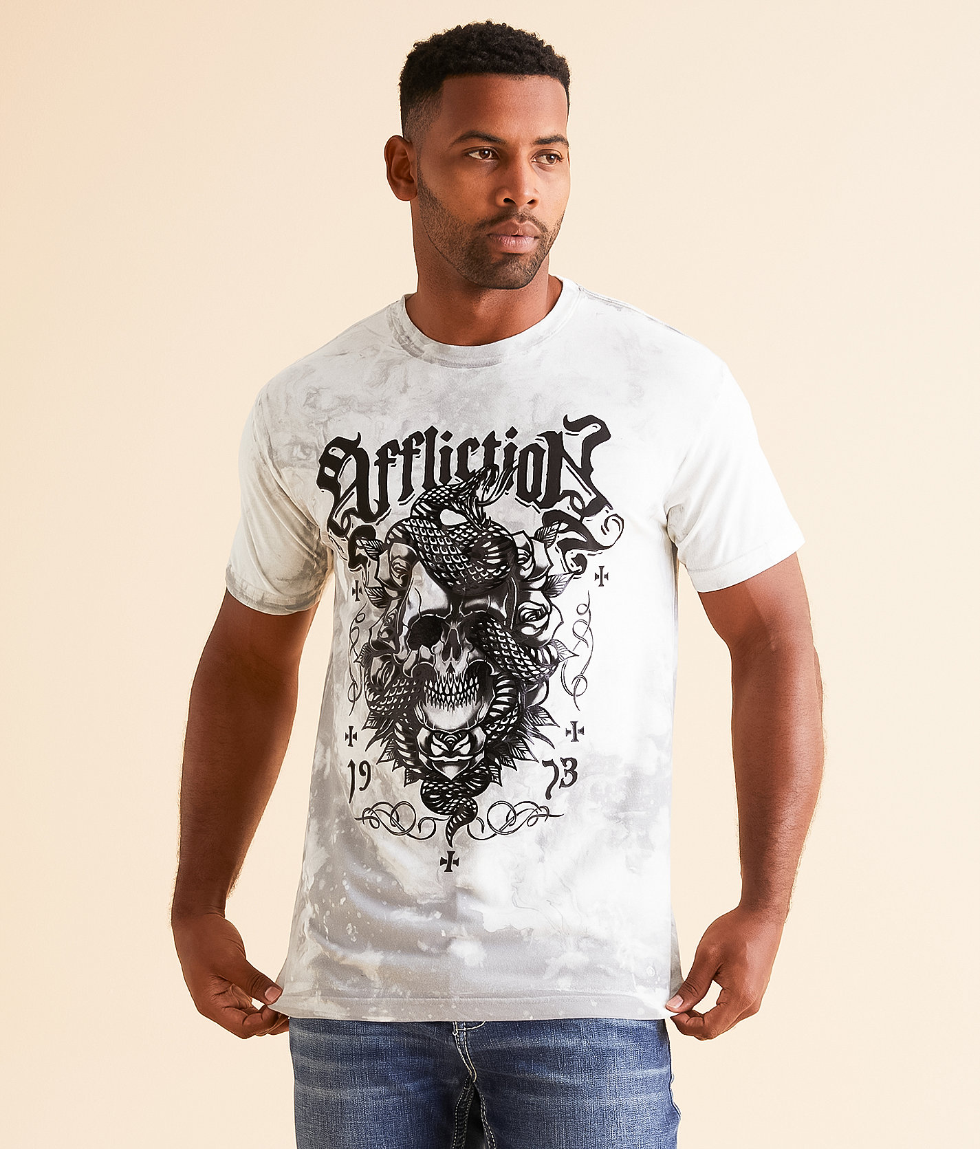 Affliction Epilogue T-Shirt - Men's T-Shirts in White