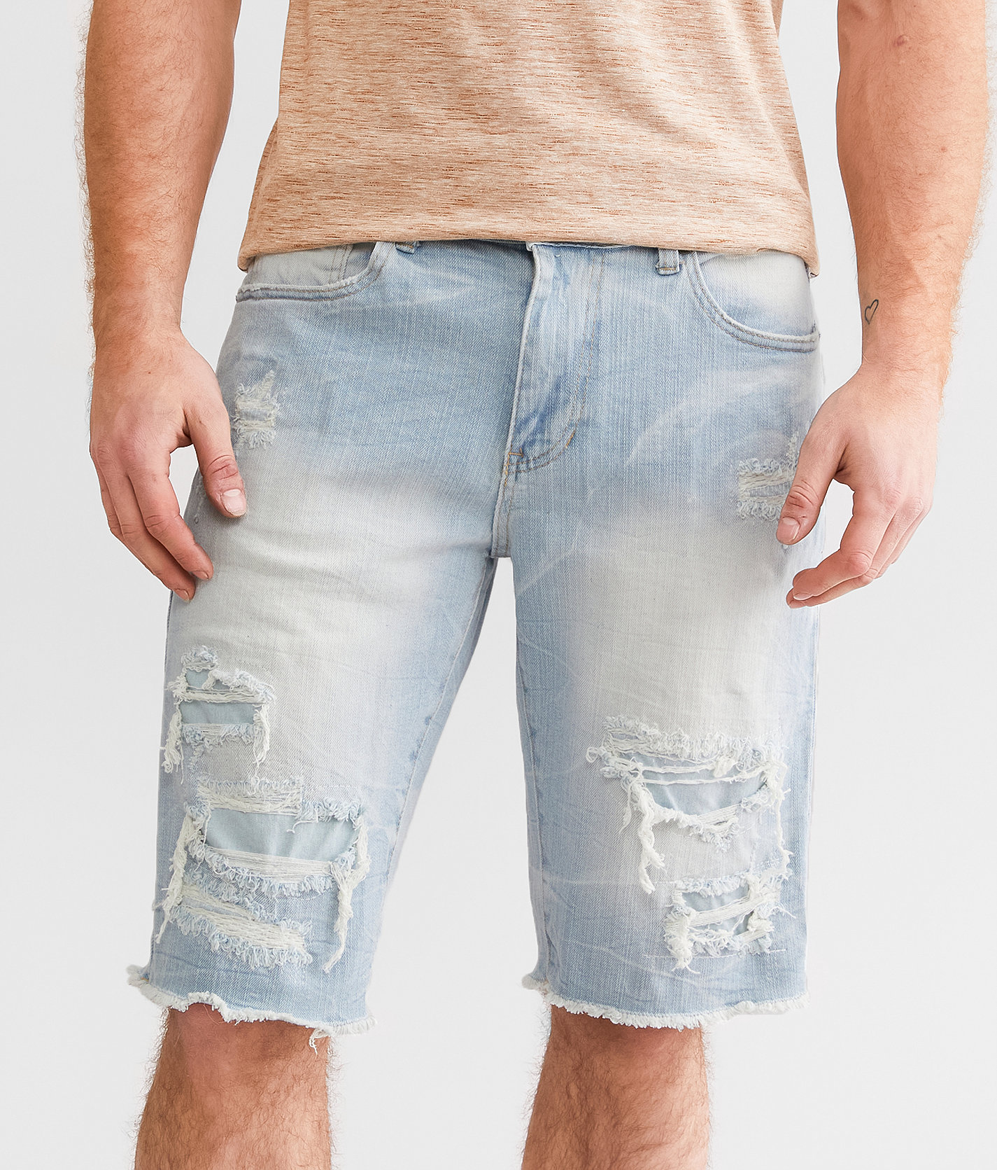 Smoke Rise® 13.5" Stretch Short - Men's Shorts in Speckle Blue