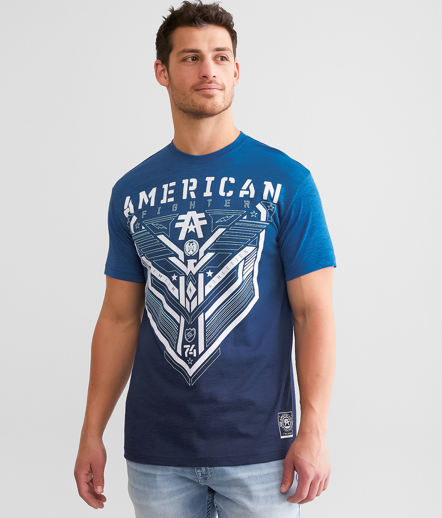 American Fighter Finley T-Shirt - Men's T-Shirts in Palace Blue Limoges