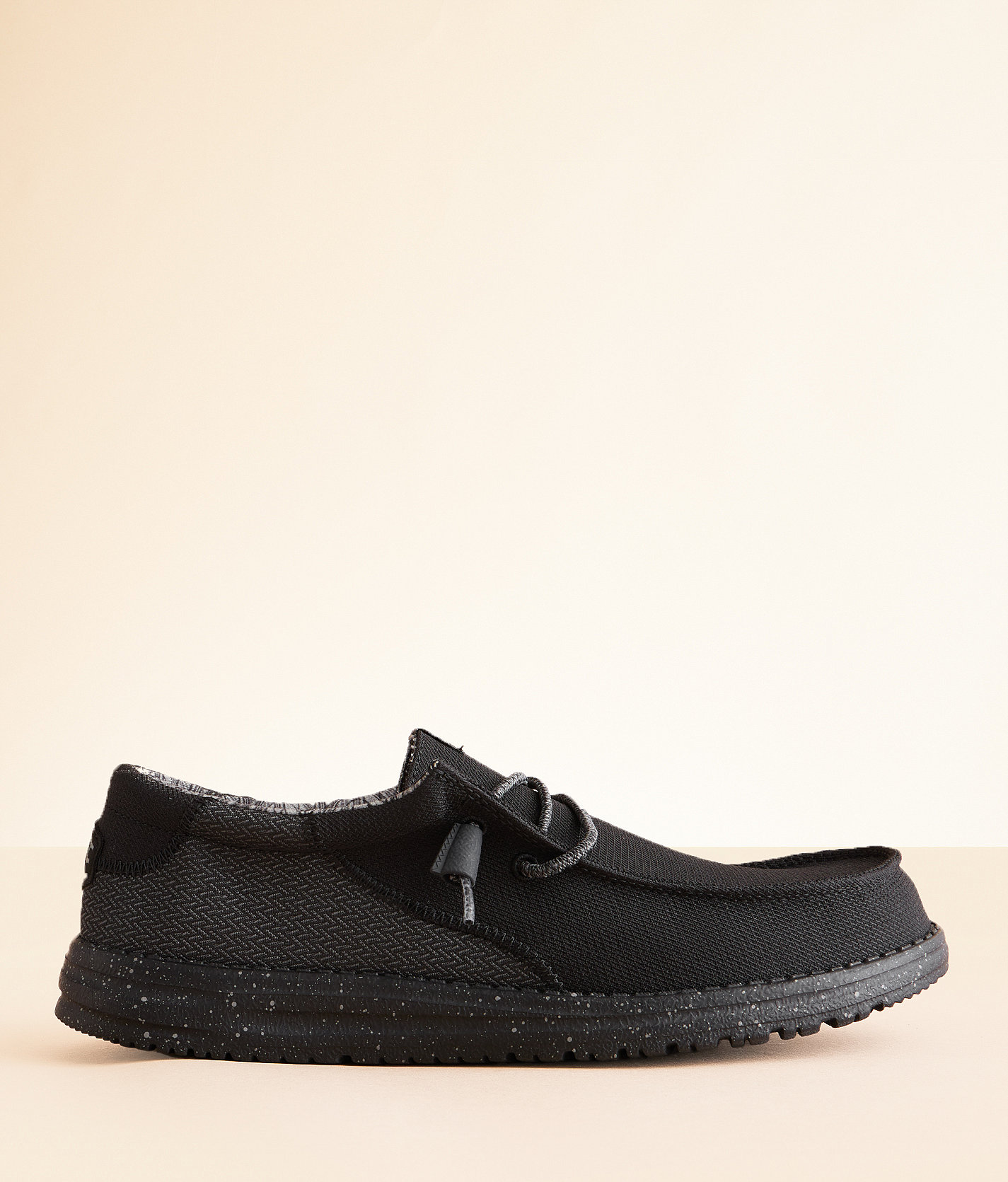HEYDUDE™ Wally Stitch Melanite Shoe - Men's Shoes in Black