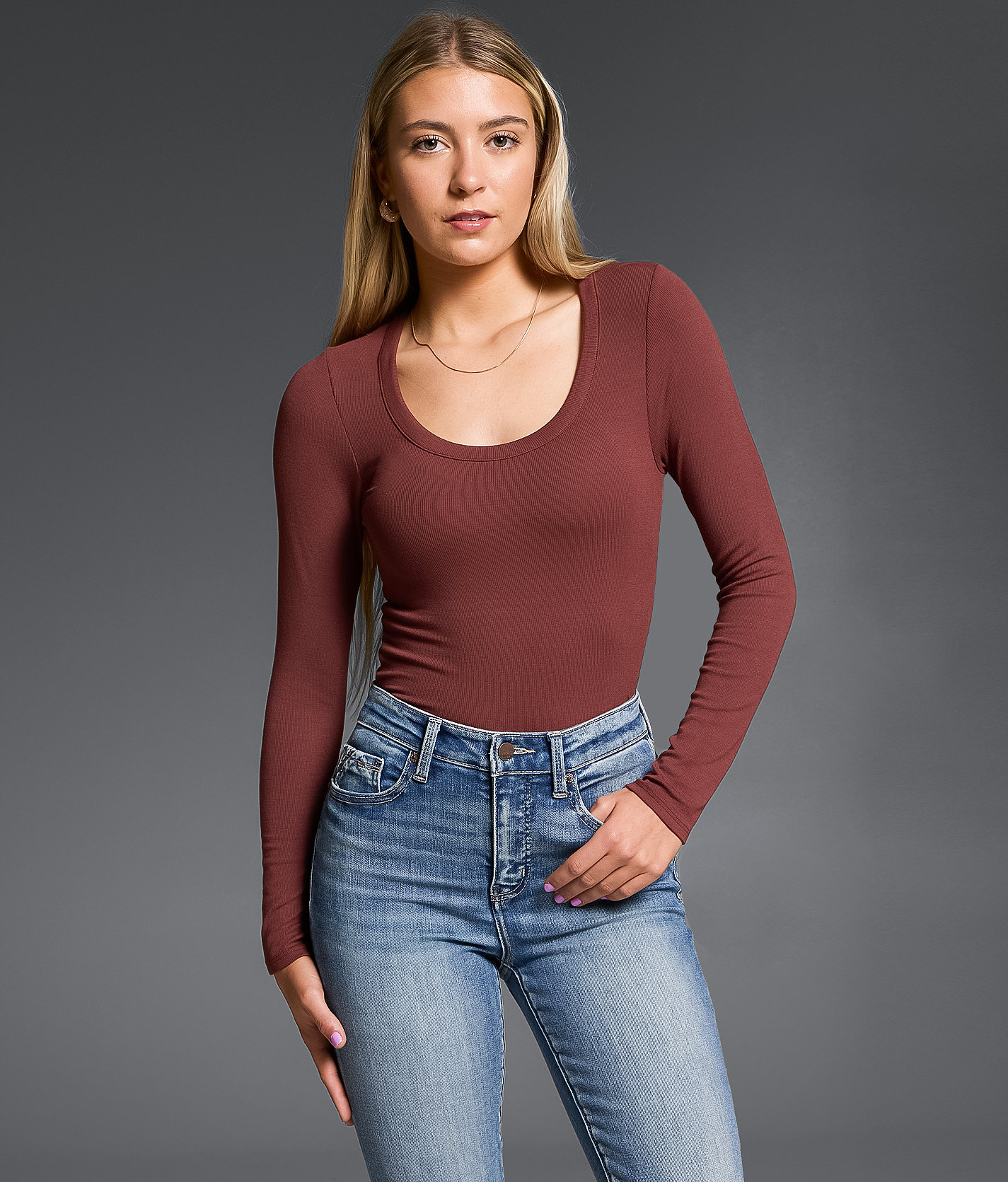 Buckle Black Zoey Ribbed Top - Women's Shirts & Blouses in Andorra