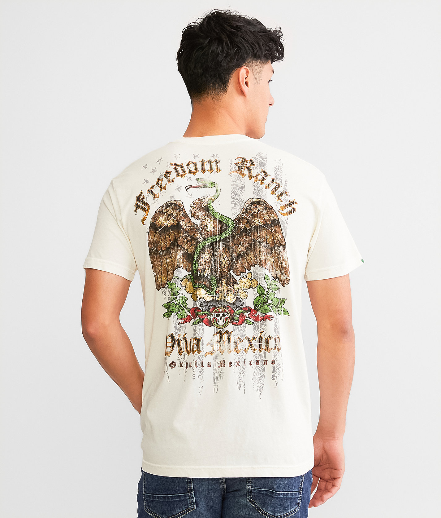 Freedom Ranch North Ranch T-Shirt - Men's T-Shirts in Antique White