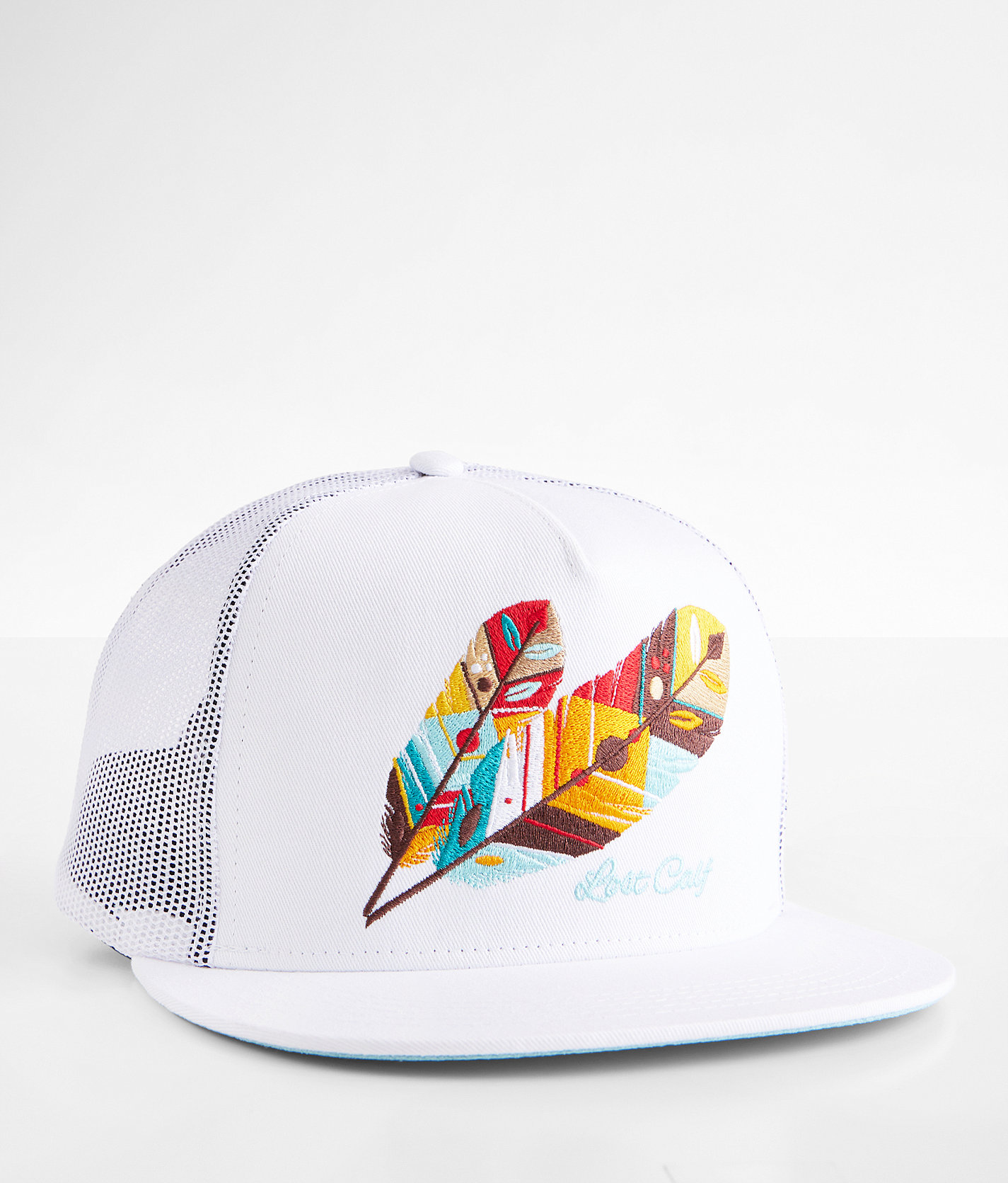 Lost Calf White Tribe Trucker Hat - Men's Hats in White