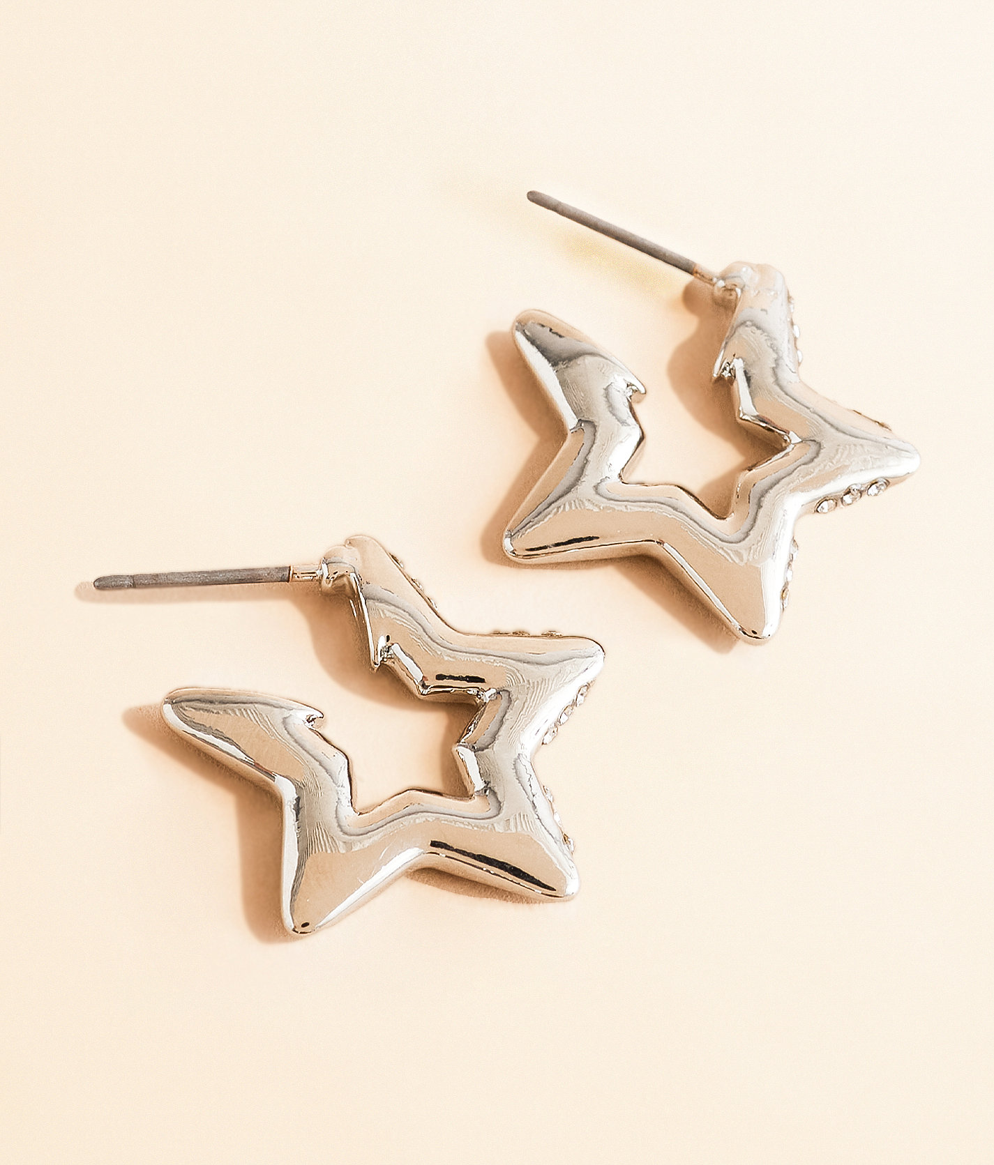 boutique by BKE Star Earring - Women's Jewelry in Silver