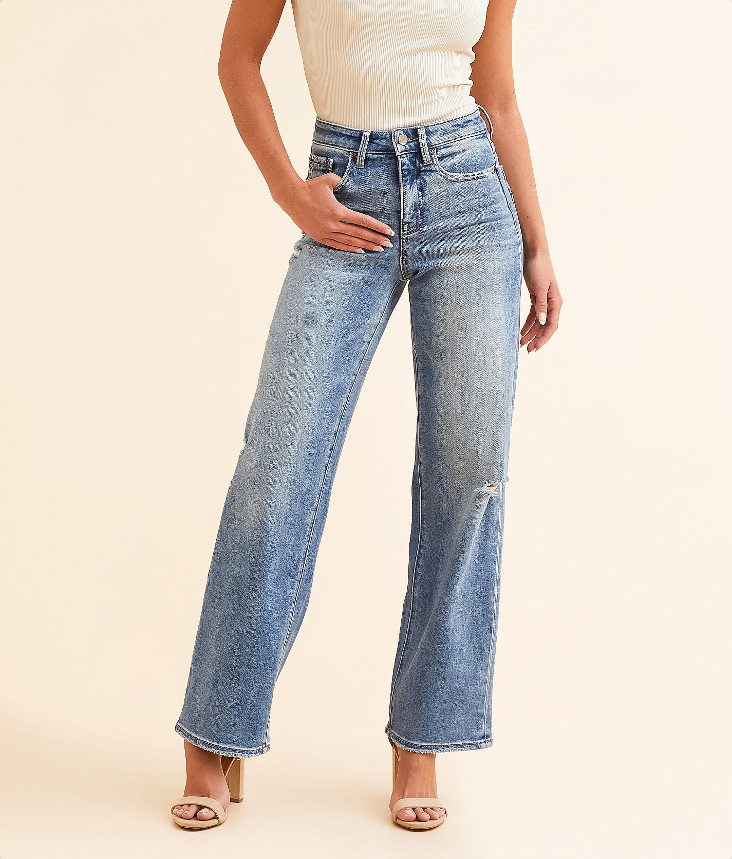 Buckle Black Fit No. 35 Wide Leg Stretch Jean - Women's Jeans in Hogan