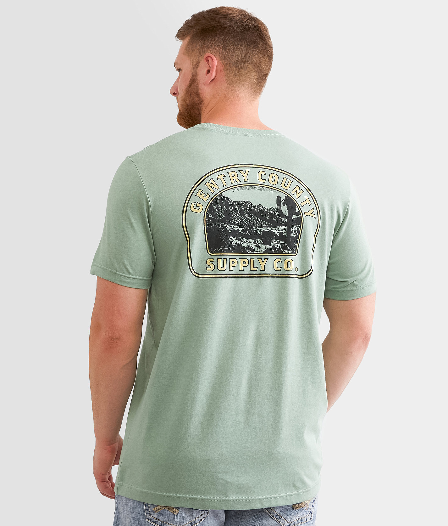 Gentry County Desert T-Shirt - Men's T-Shirts in Sage