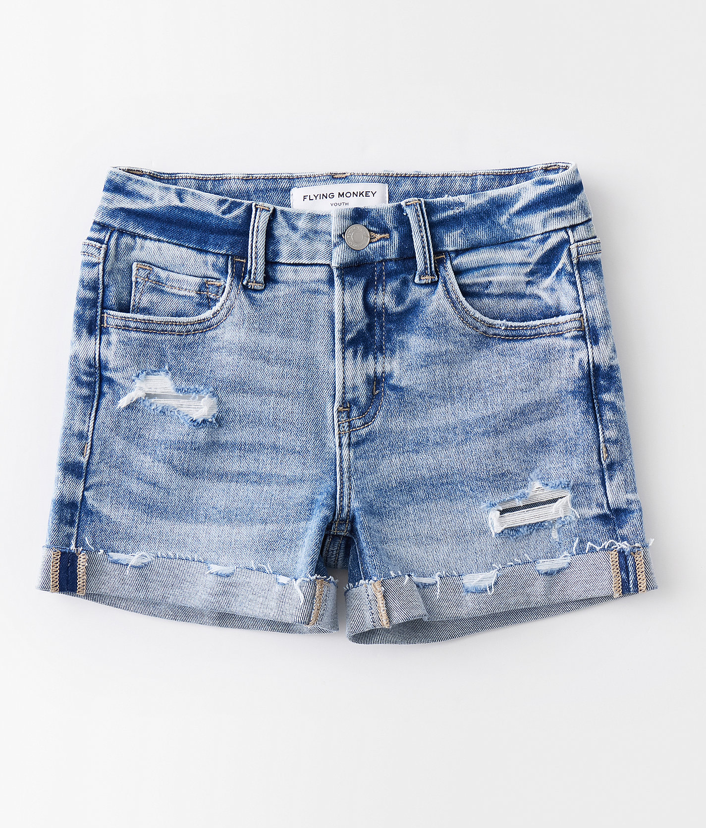Girls - Flying Monkey Mid-Rise Stretch Short - Girl's Shorts in Snazzy